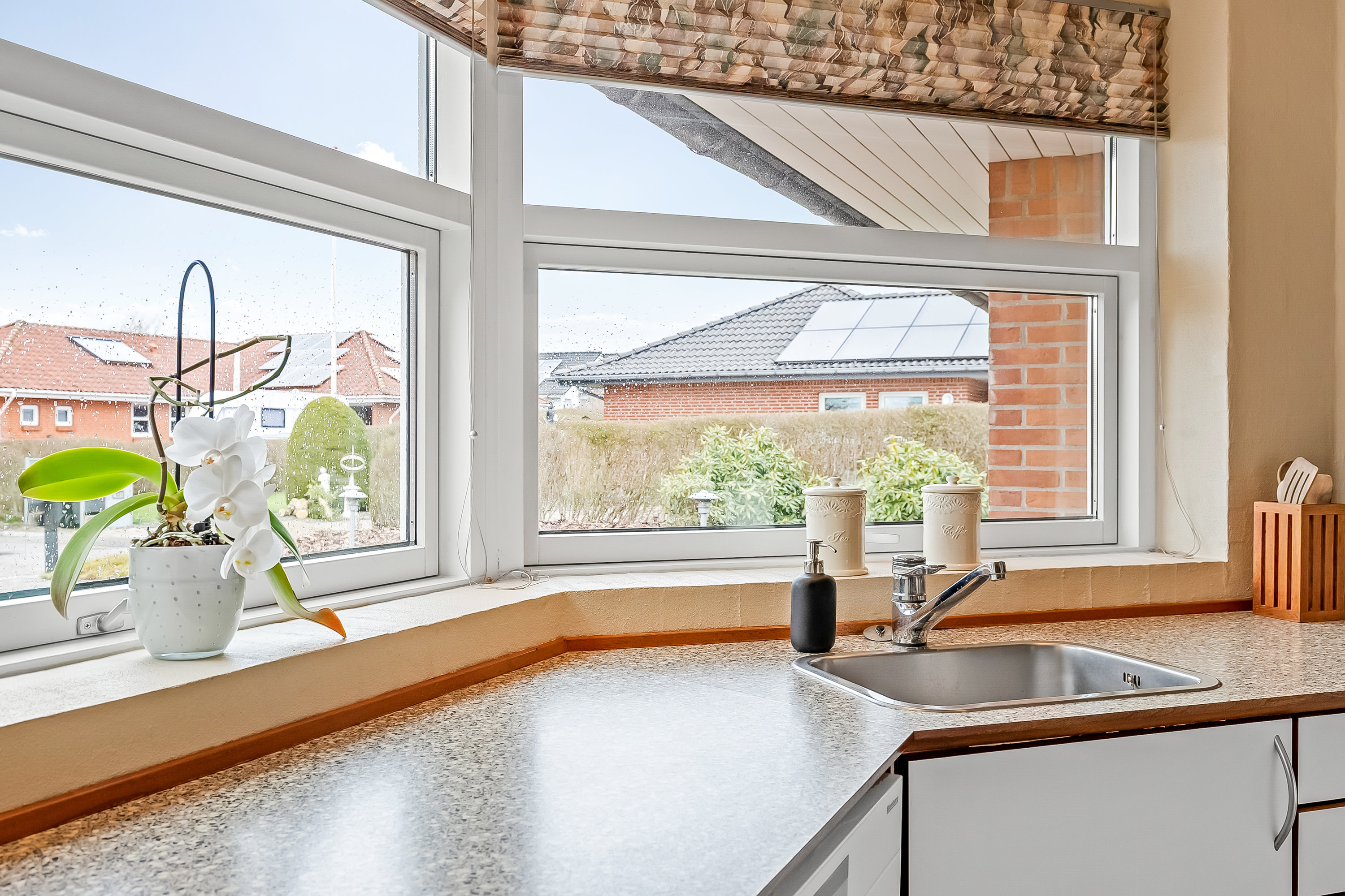 Fremhævet køkken alrum billede i fuldskærmstilstand. Billede af Nybovej 79, Ny Nørup, 7182 Bredsten