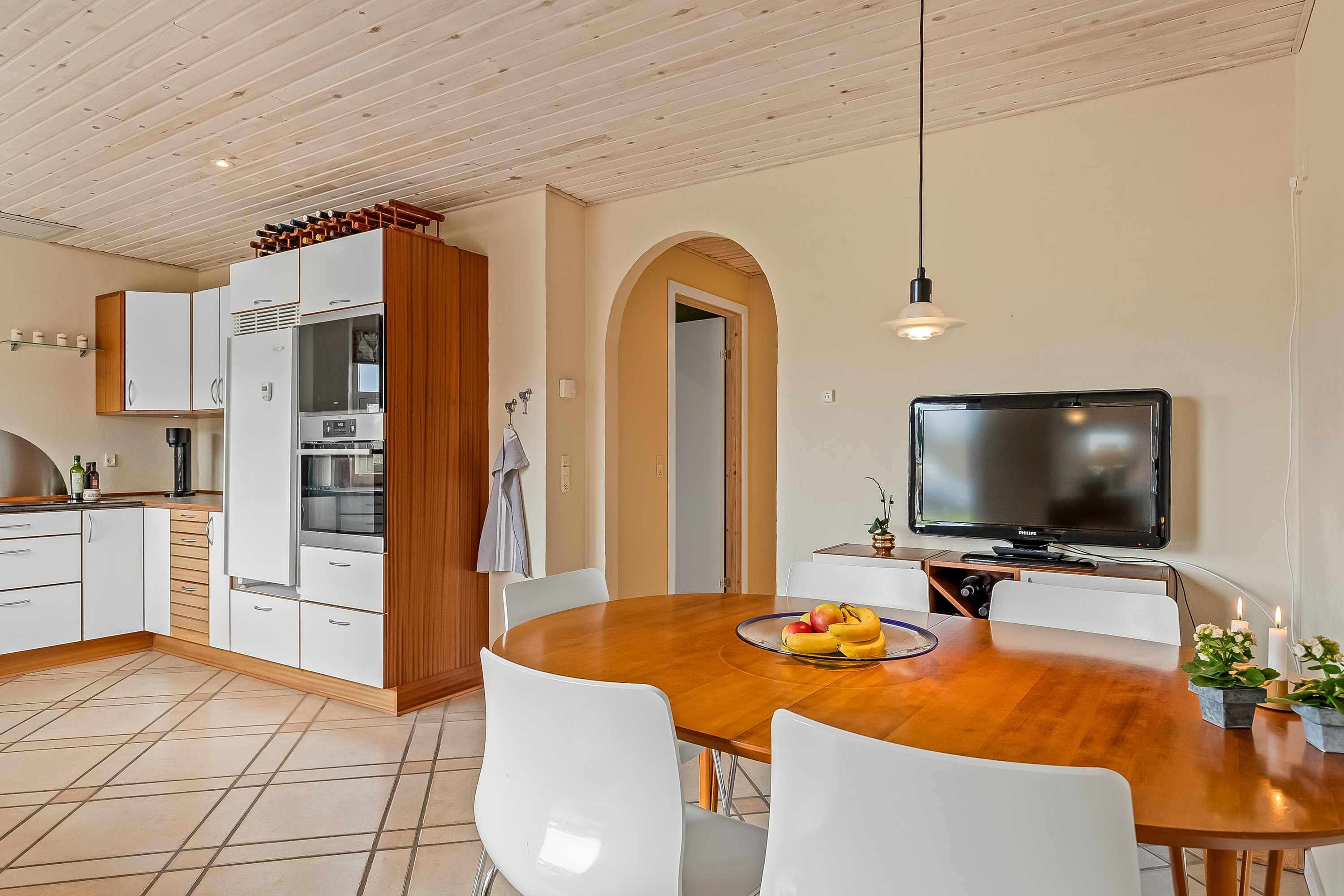 Fremhævet køkken alrum billede i fuldskærmstilstand. Billede af Nybovej 79, Ny Nørup, 7182 Bredsten