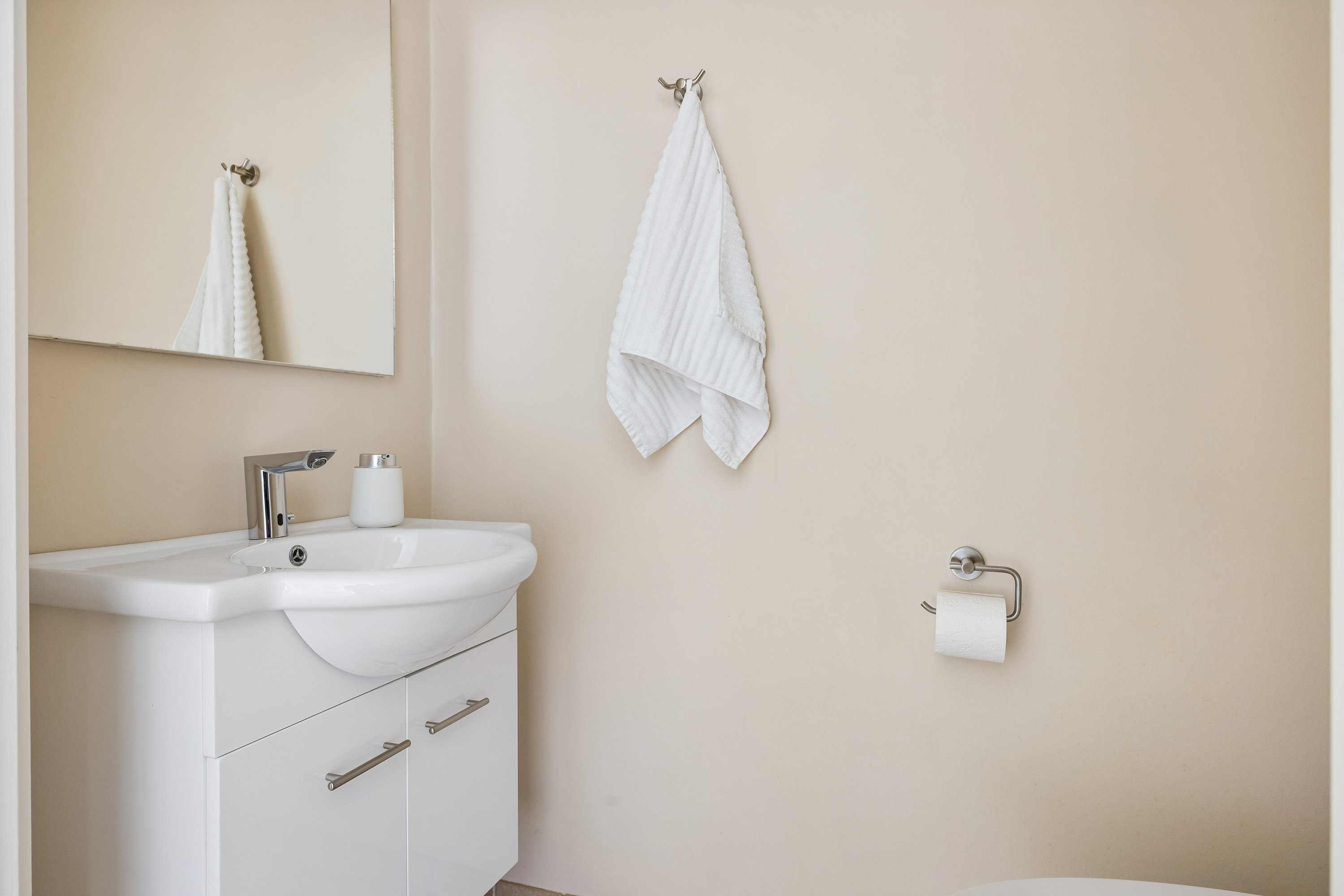 Fremhævet badeværelse billede i fuldskærmstilstand. Billede af Lille Rugbjerg Vej 85, Anderup, 5270 Odense N