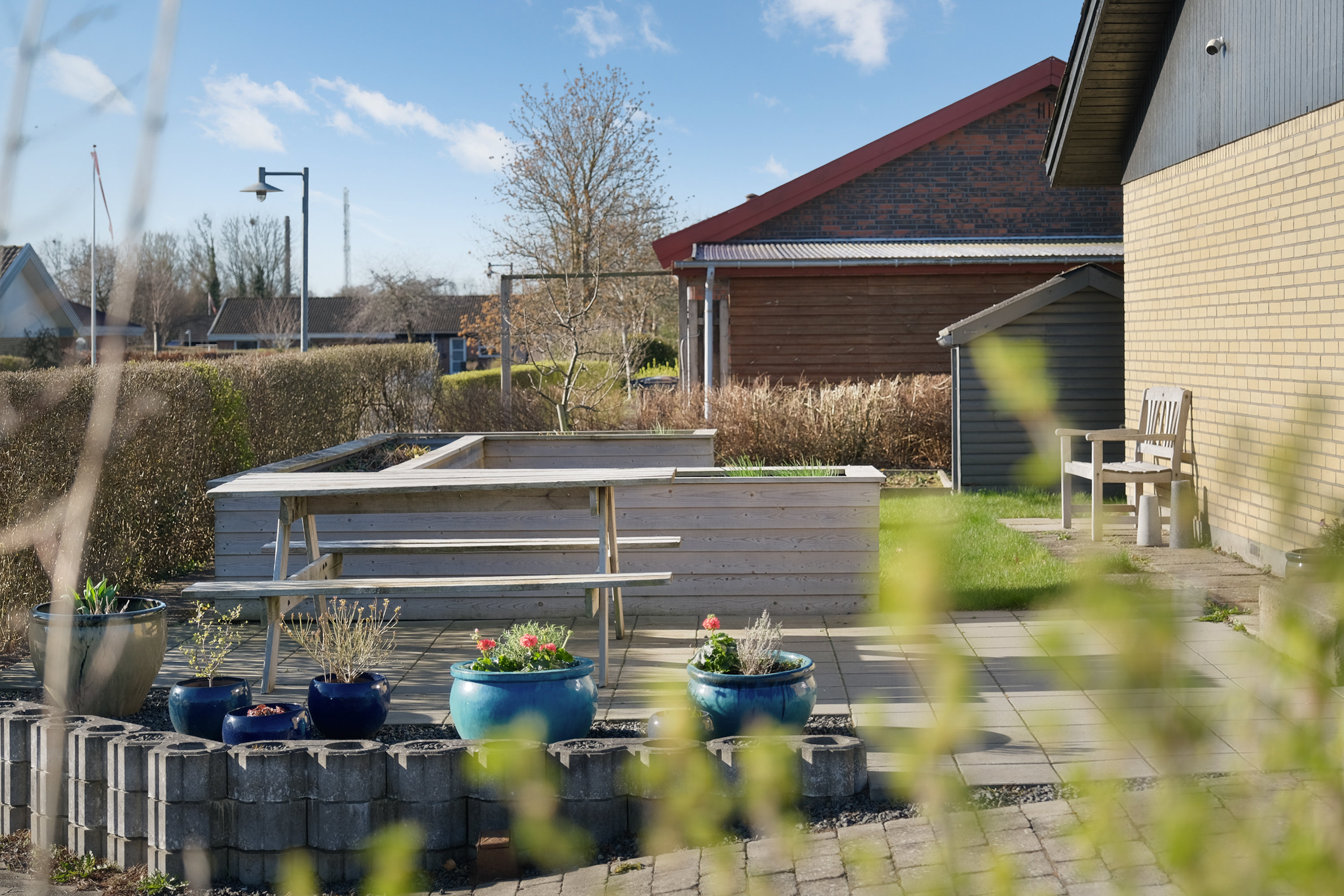 Fremhævet terrasse billede i fuldskærmstilstand. Billede af Hjortevænget 42, 5800 Nyborg