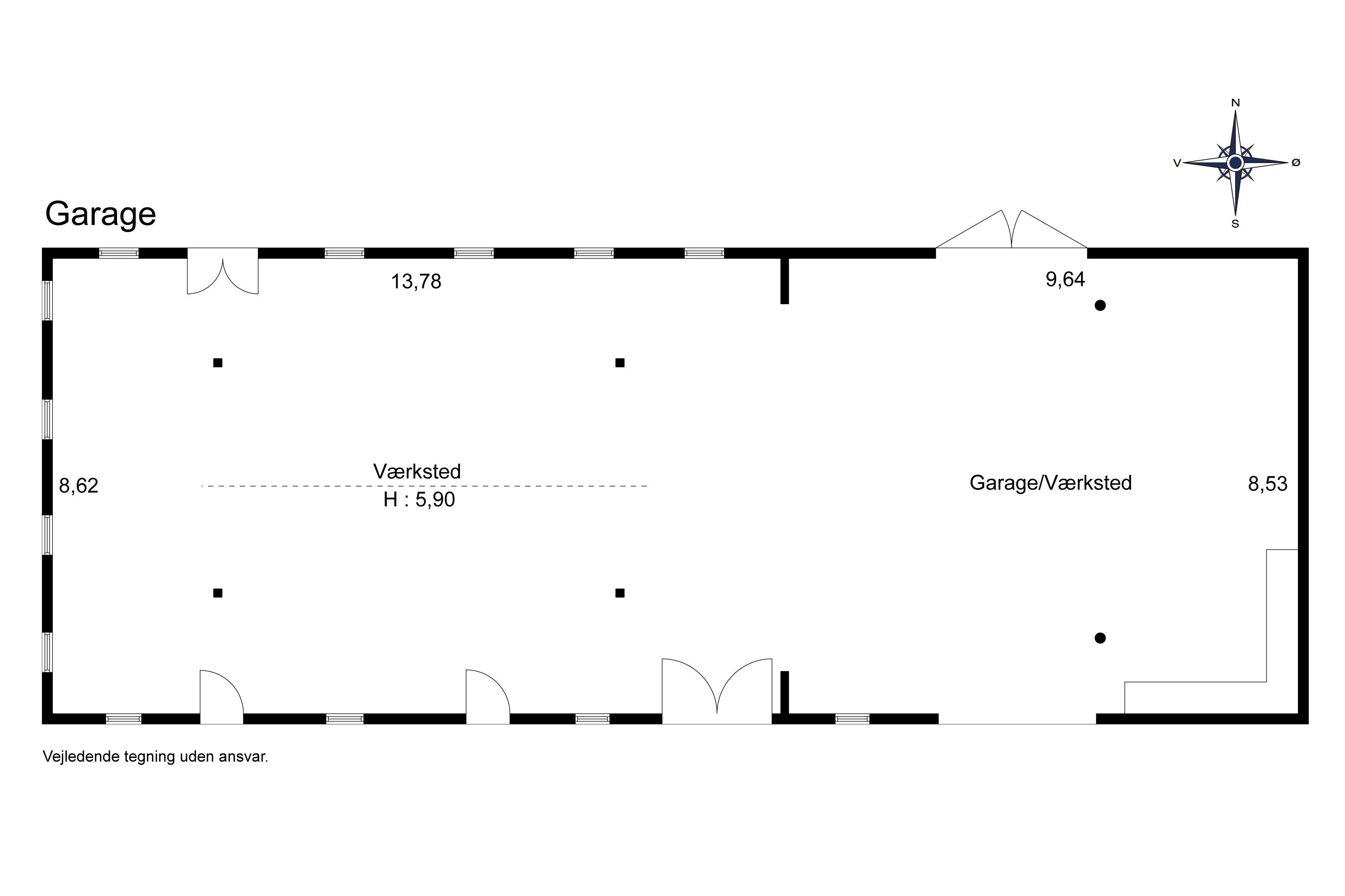 Plantegninger billede af Mosevråvej 106, Håstrup, 7000 Fredericia