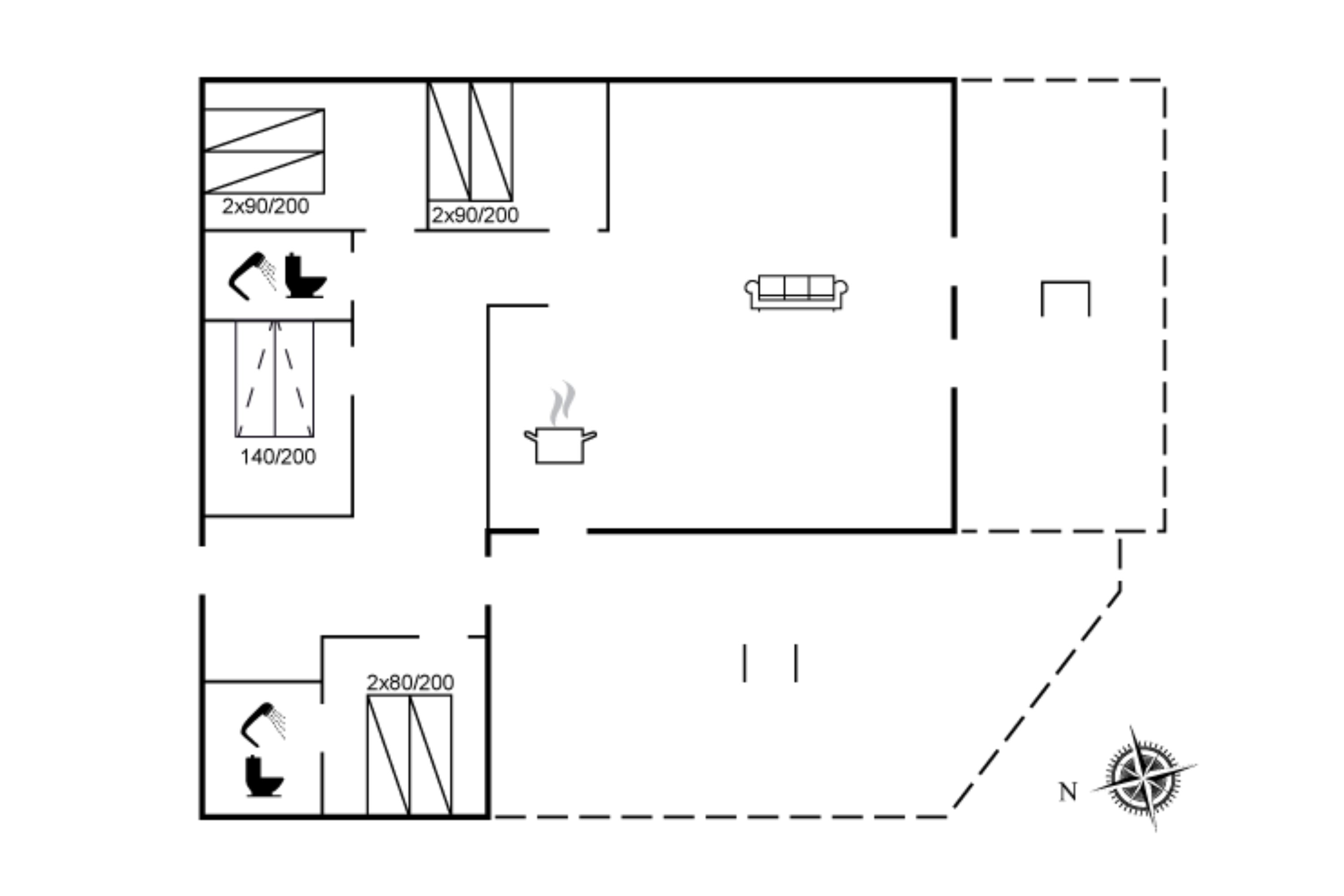 Plantegninger billede af Lyby Strandvej 1A, Lyby Strand, 7870 Roslev