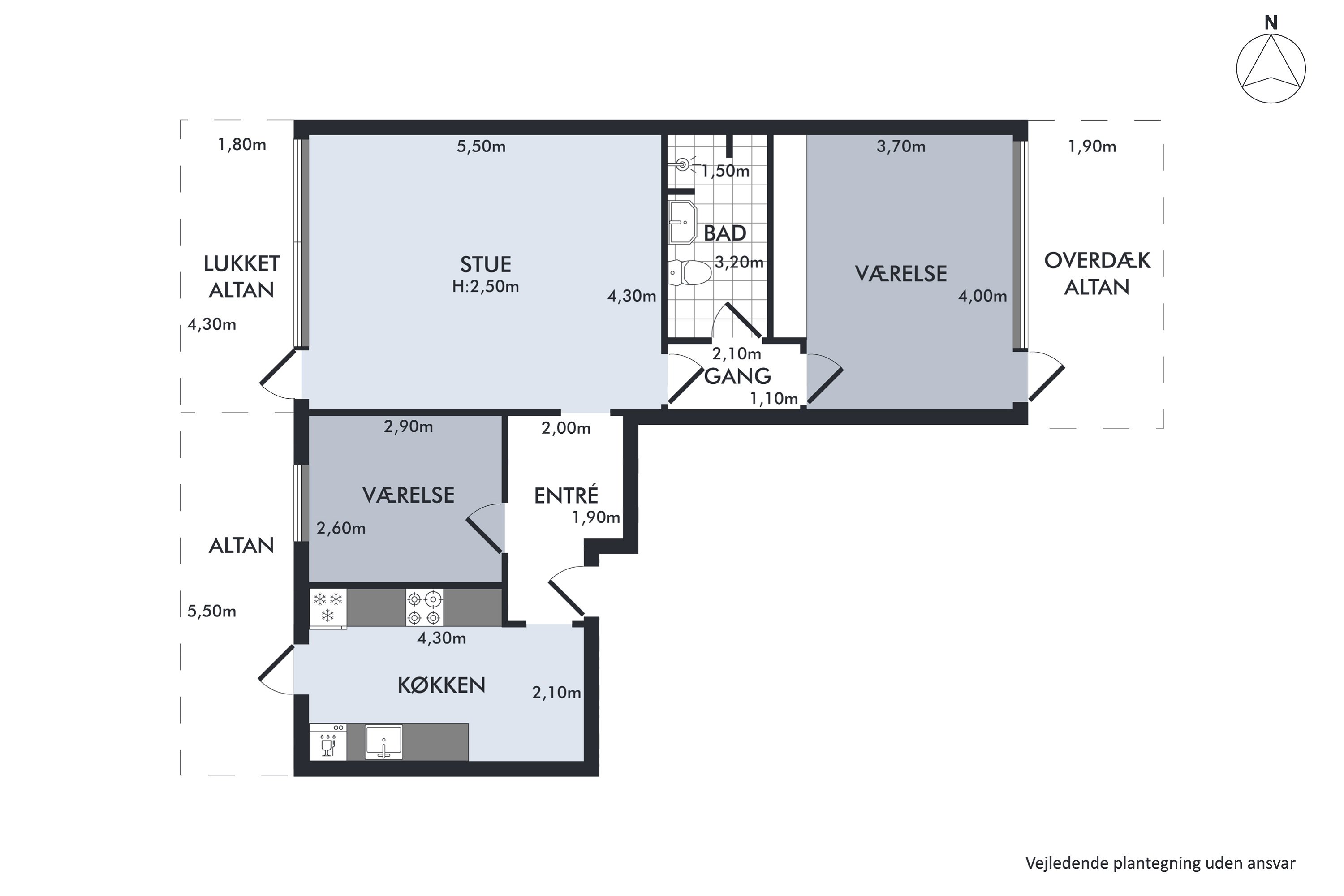 Plantegninger billede af Hammeren 32, 4. 206., Høje Taastrup, 2630 Taastrup