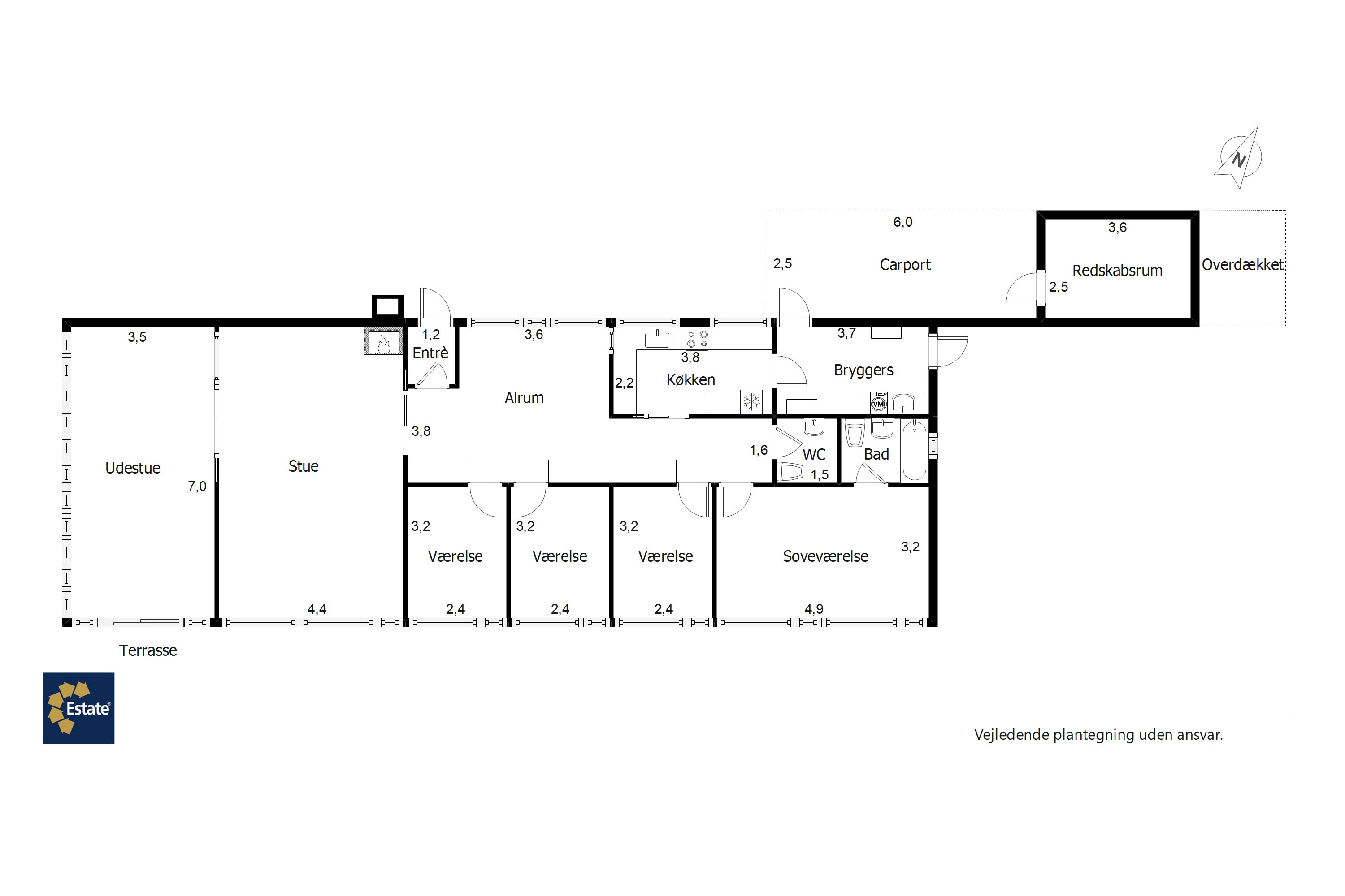 Plantegninger billede af Skovparken 230, 7190 Billund