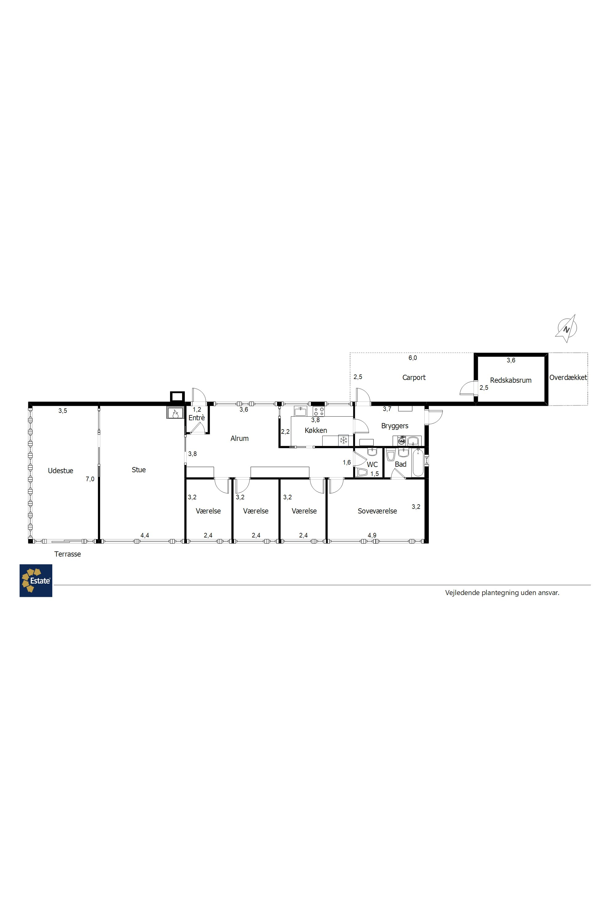 Plantegninger billede af Skovparken 230, 7190 Billund