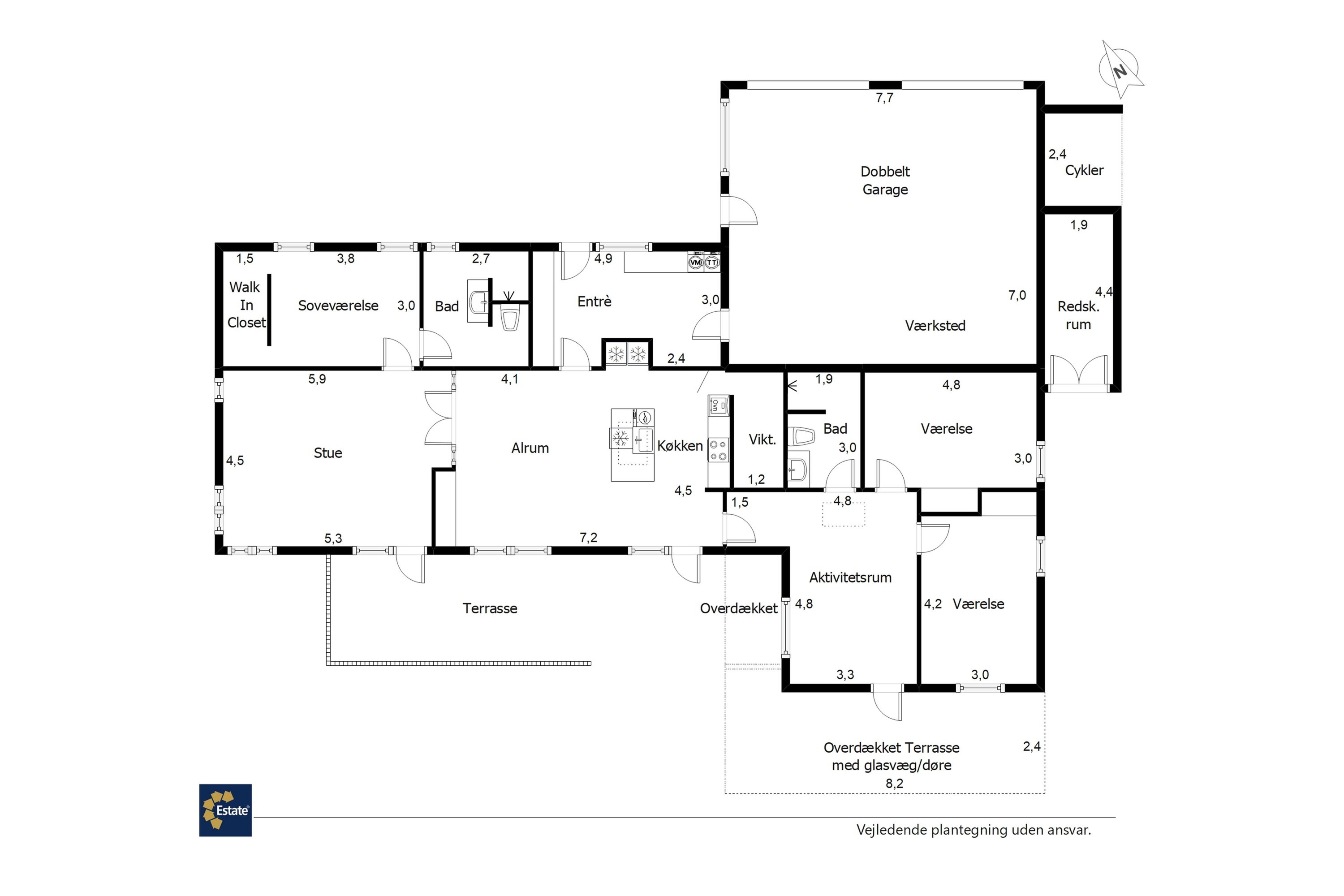 Plantegninger billede af Sommerfuglen 3, 7190 Billund