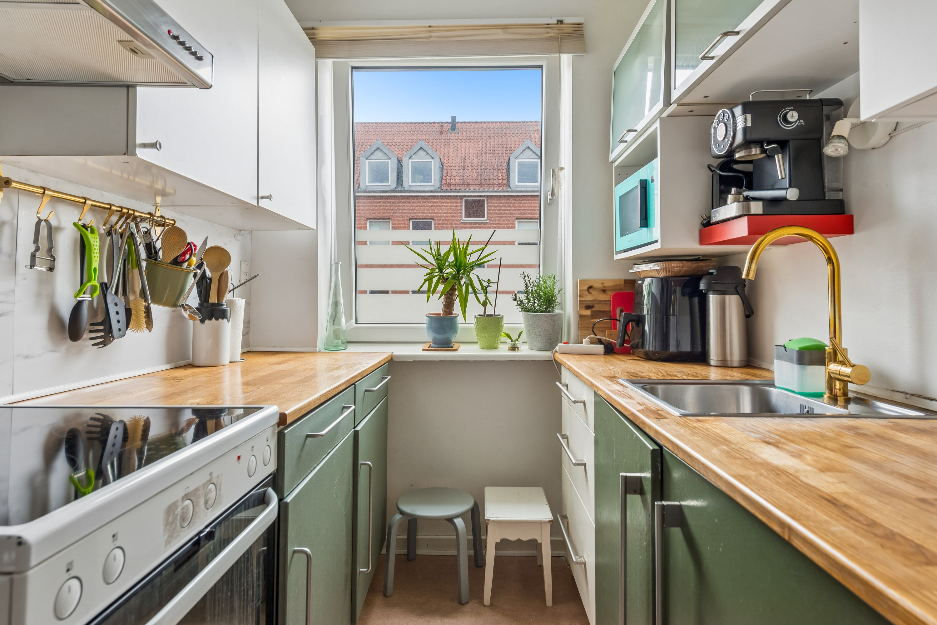 Fremhævet køkken billede i fuldskærmstilstand. Billede af Frederikssundsvej 388, st.. th., 2700 Brønshøj