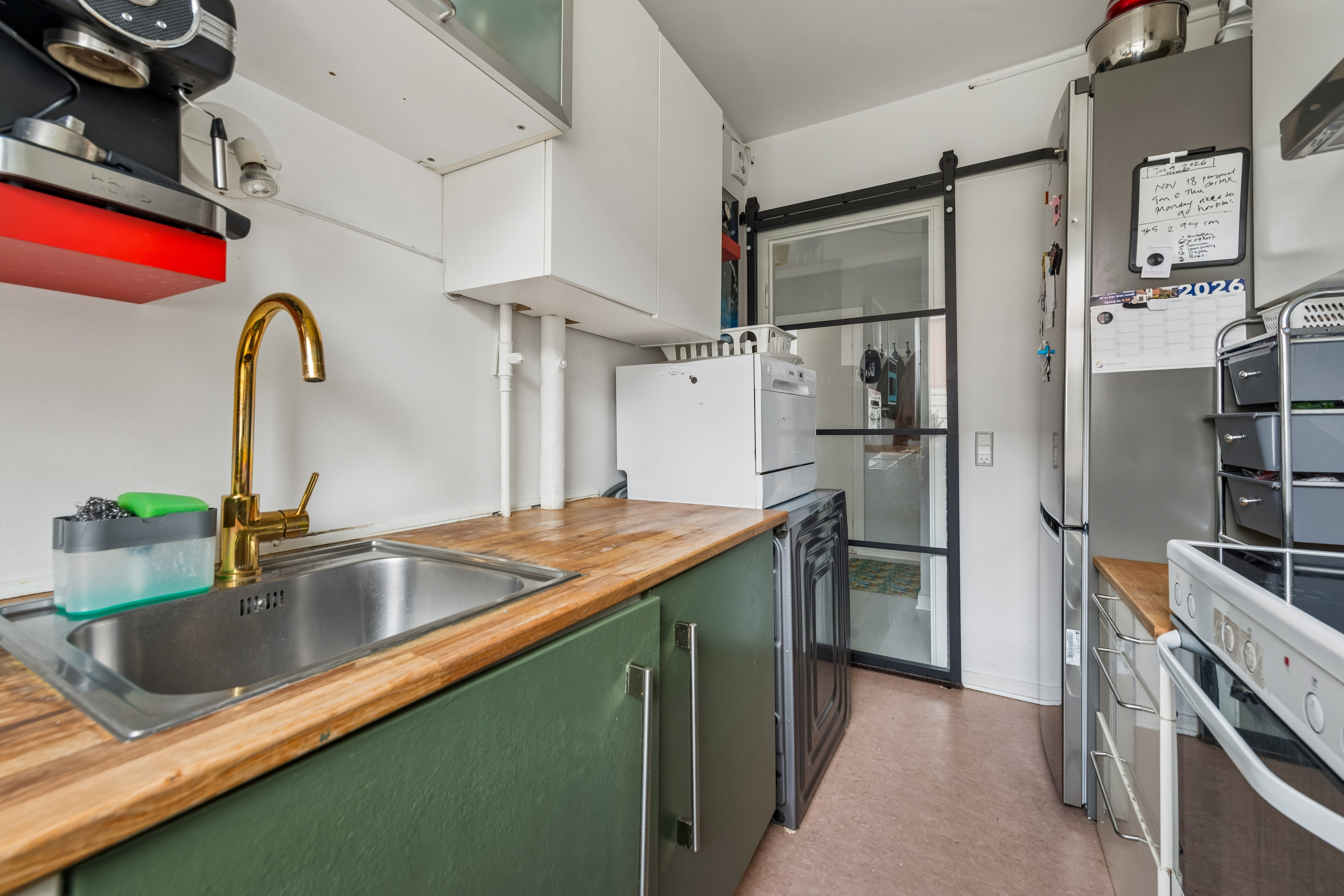 Fremhævet køkken billede i fuldskærmstilstand. Billede af Frederikssundsvej 388, st.. th., 2700 Brønshøj