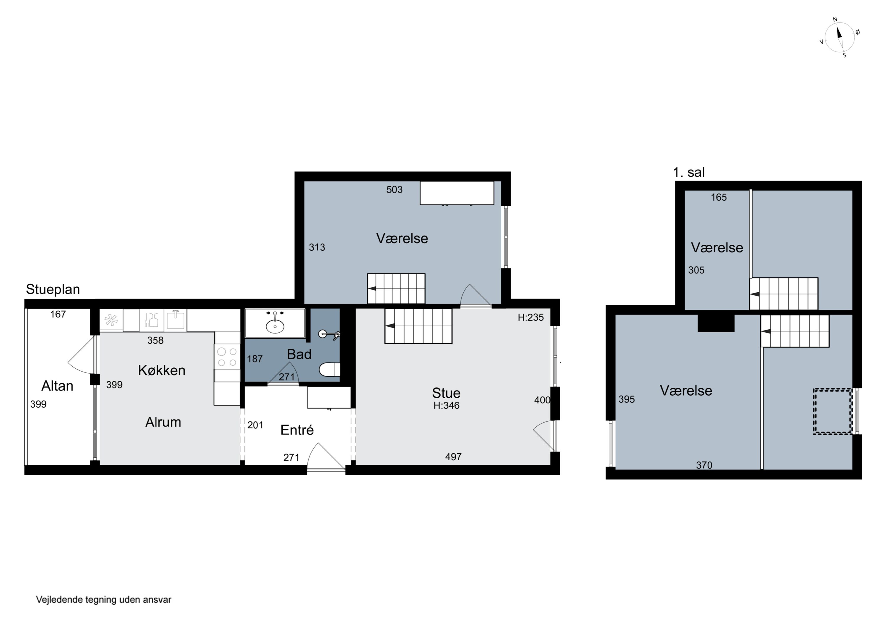 Plantegninger billede af Mikkelborg Park 9, 3. tv., 2970 Hørsholm