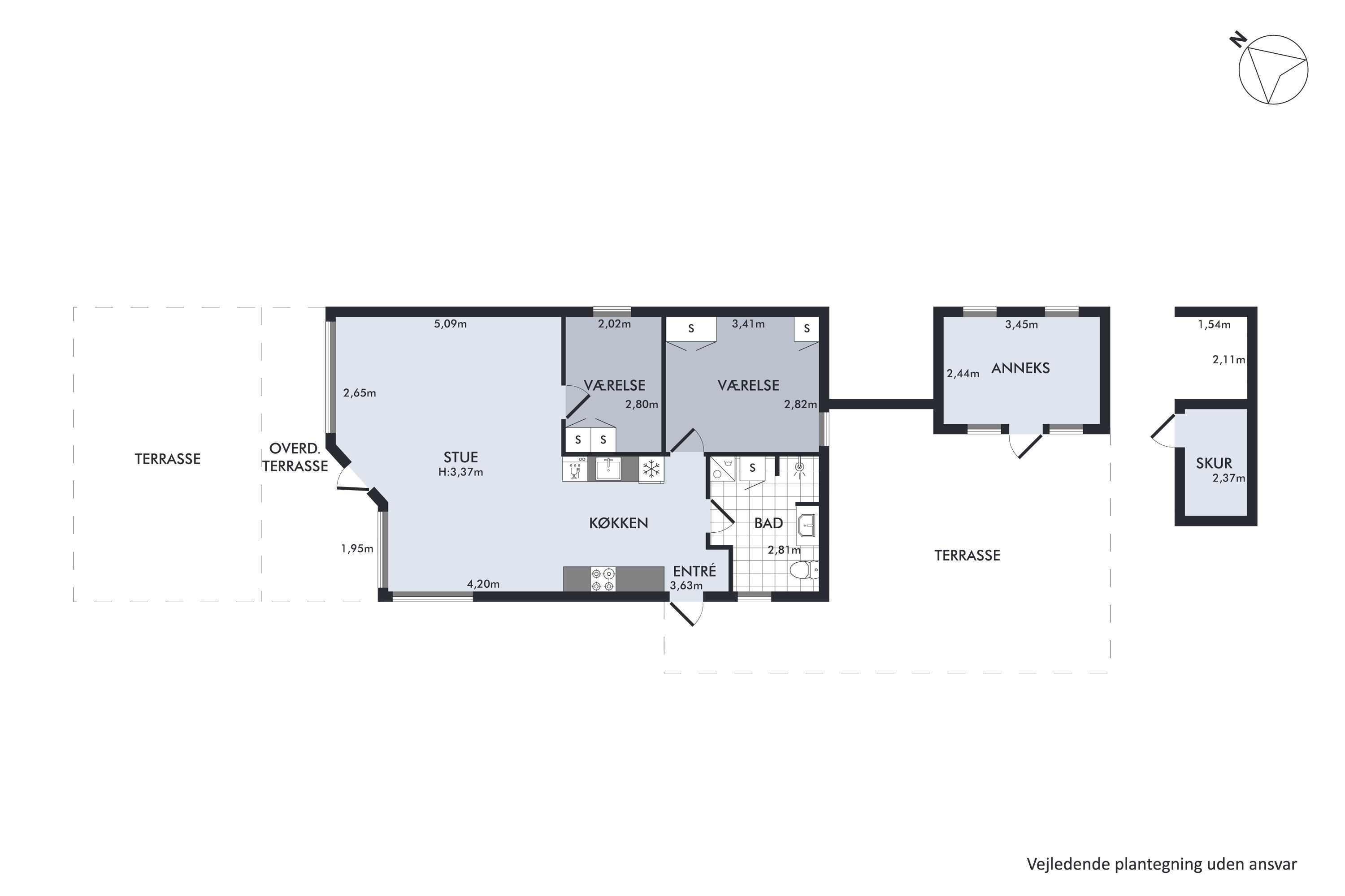 Plantegninger billede af Nørholmsvej 4, Østerballe, 5450 Otterup