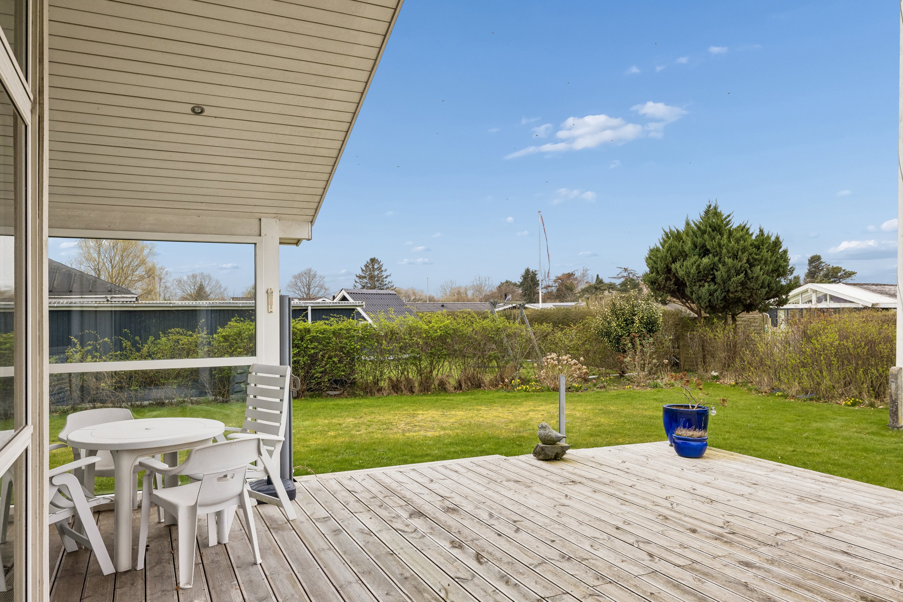 Fremhævet terrasse billede i fuldskærmstilstand. Billede af Nørholmsvej 4, Østerballe, 5450 Otterup