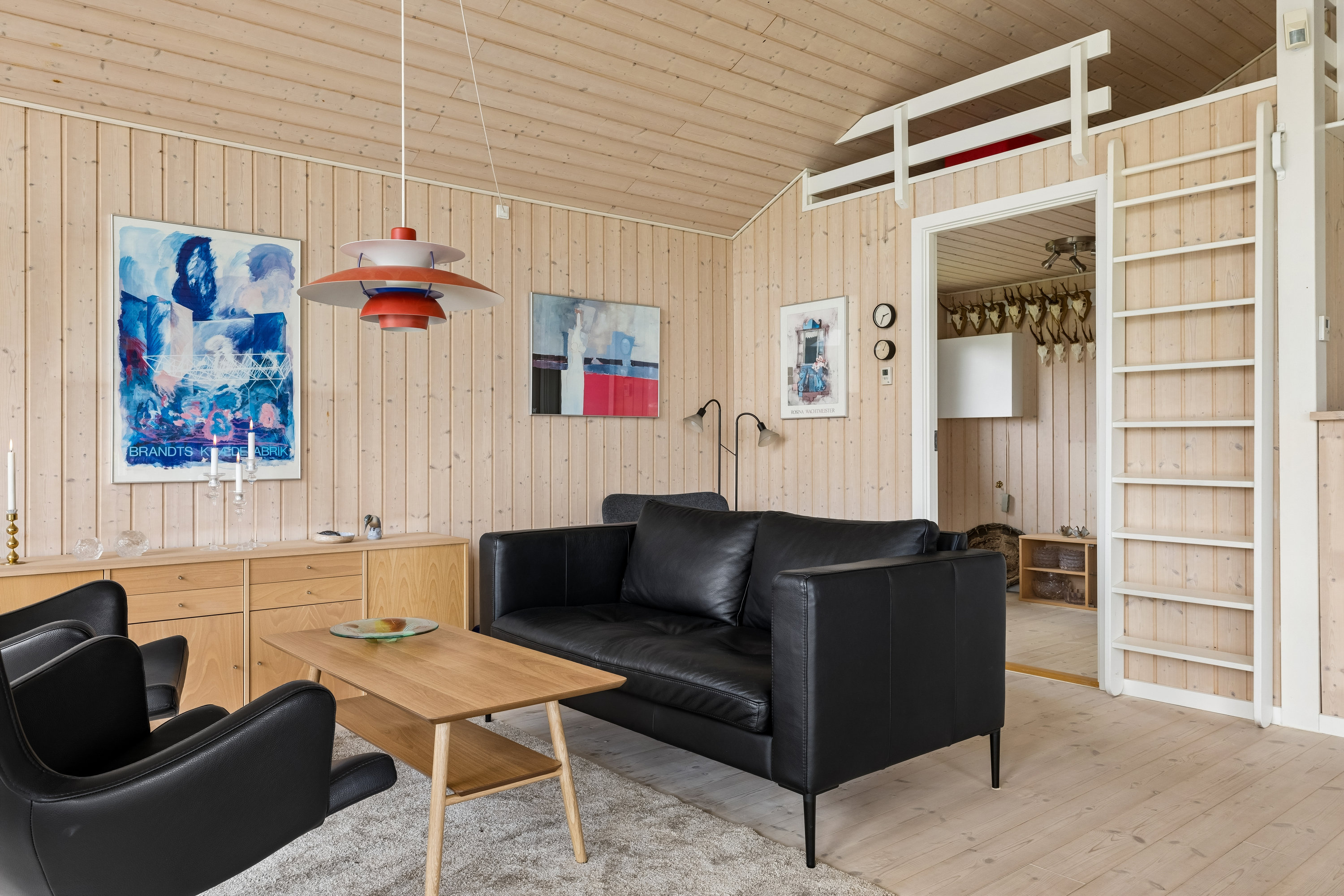 Fremhævet stue billede i fuldskærmstilstand. Billede af Nørholmsvej 4, Østerballe, 5450 Otterup