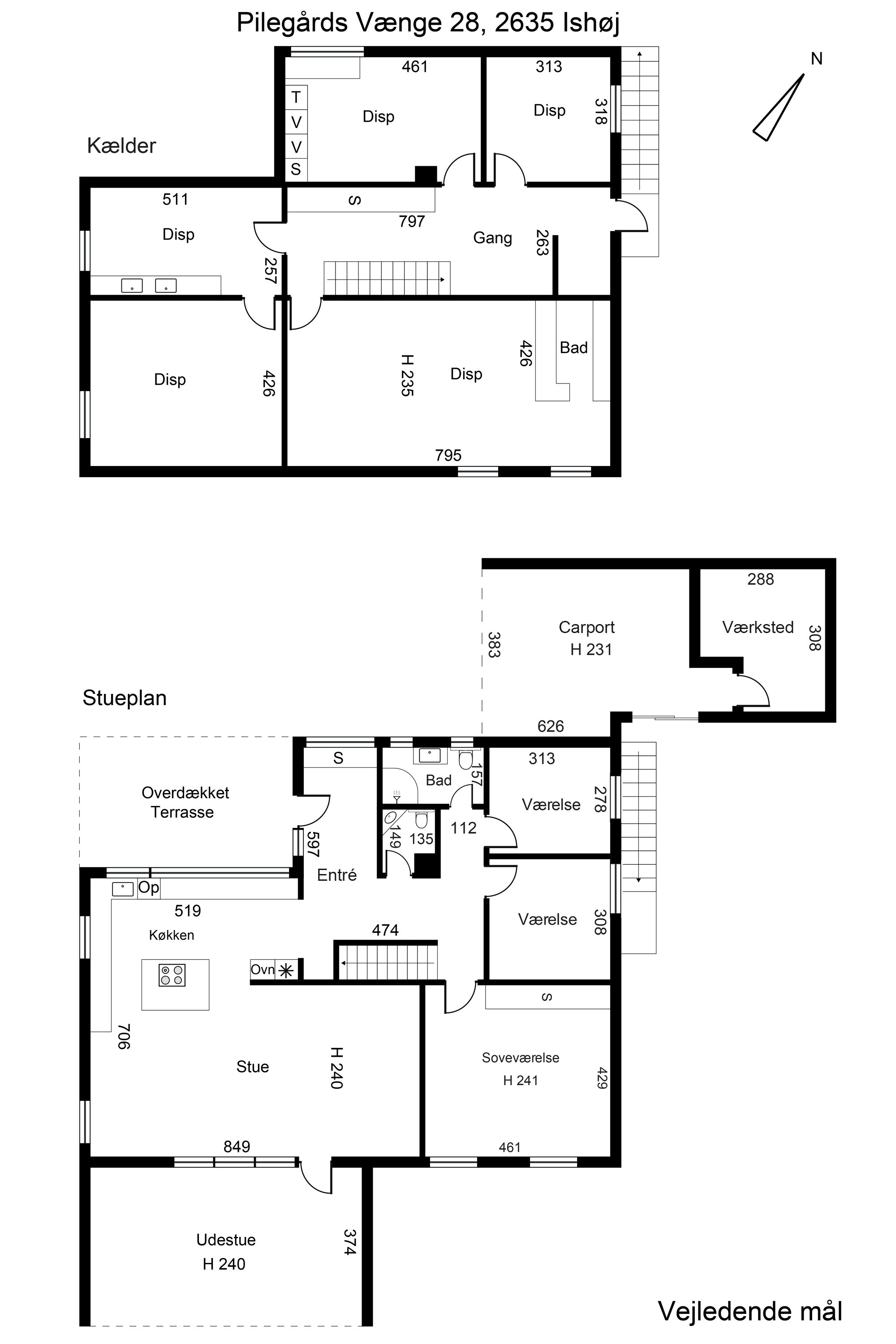Plantegninger billede af Pilegårds Vænge 28, 2635 Ishøj