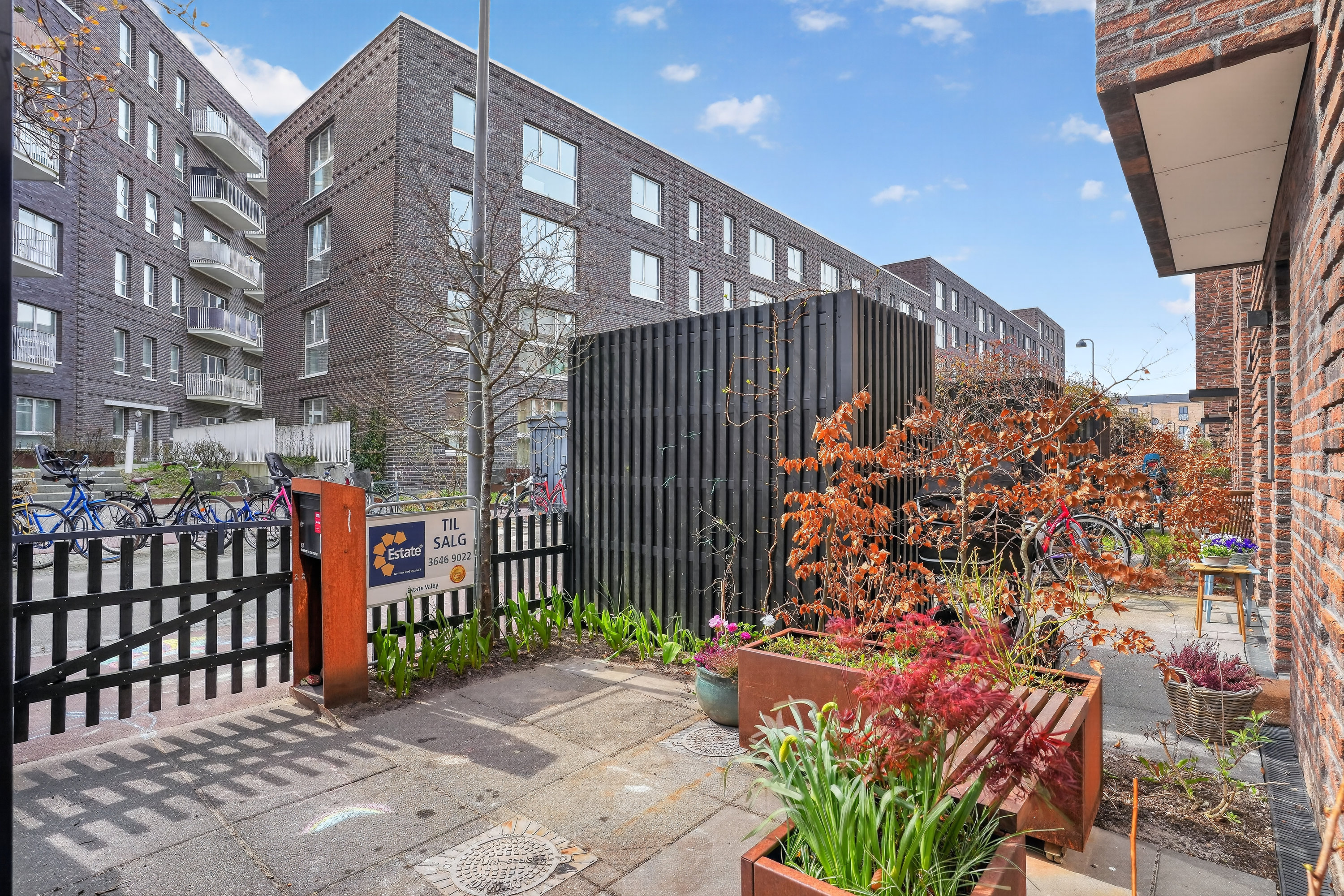 Fremhævet terrasse billede i fuldskærmstilstand. Billede af Rubinolavej 43, 2500 Valby