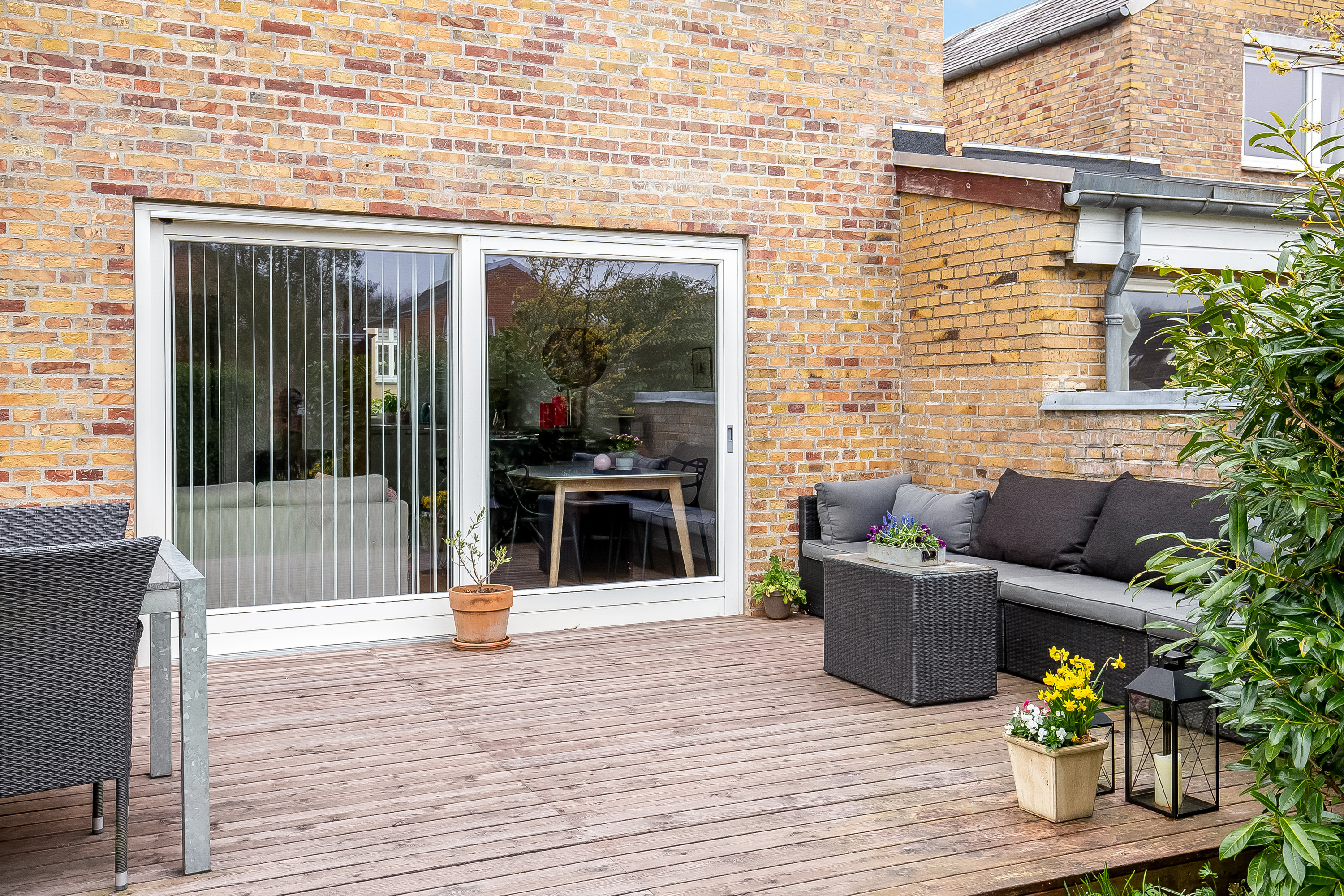 Fremhævet terrasse billede i fuldskærmstilstand. Billede af Magnoliavej 13, 7100 Vejle