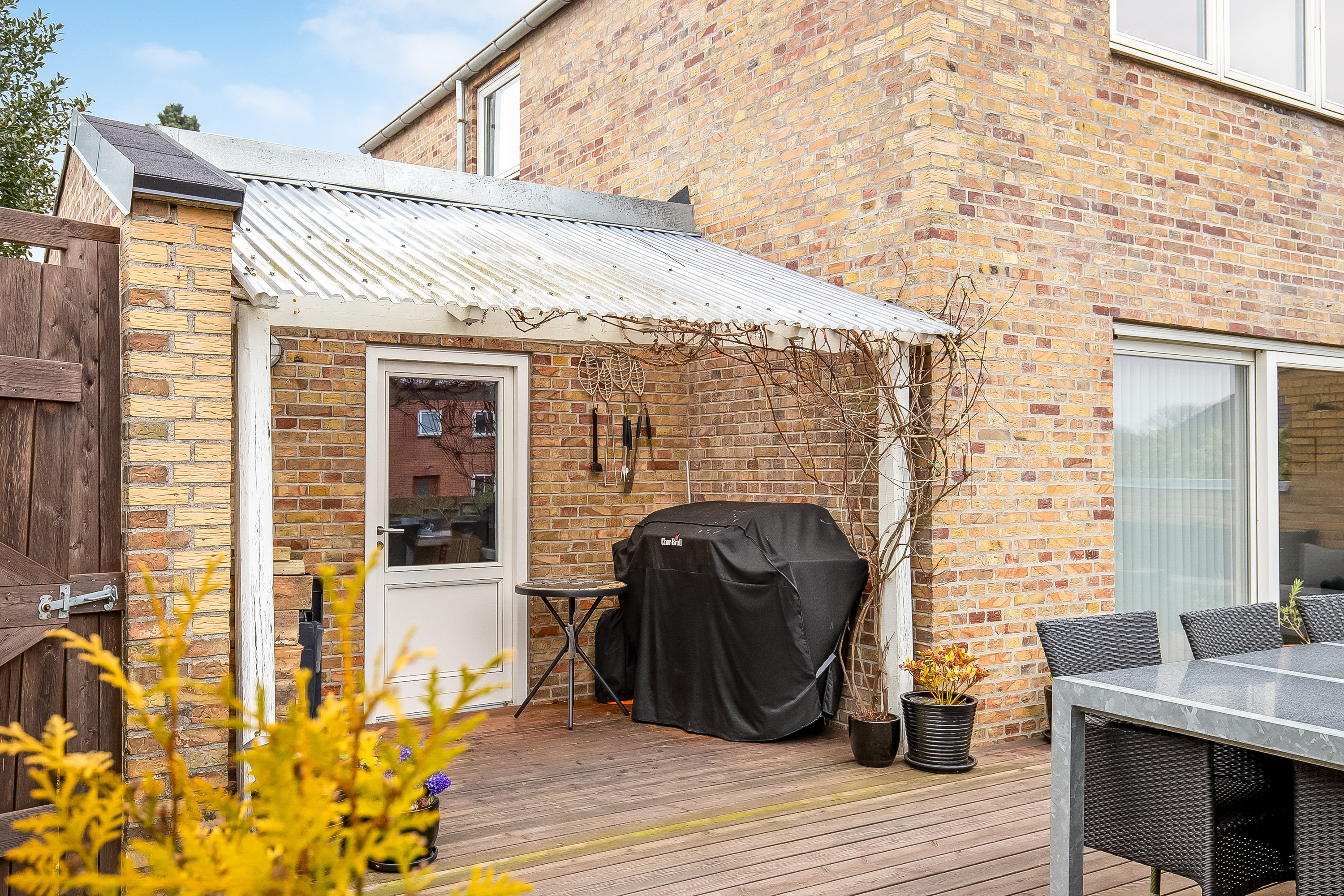 Fremhævet terrasse billede i fuldskærmstilstand. Billede af Magnoliavej 13, 7100 Vejle