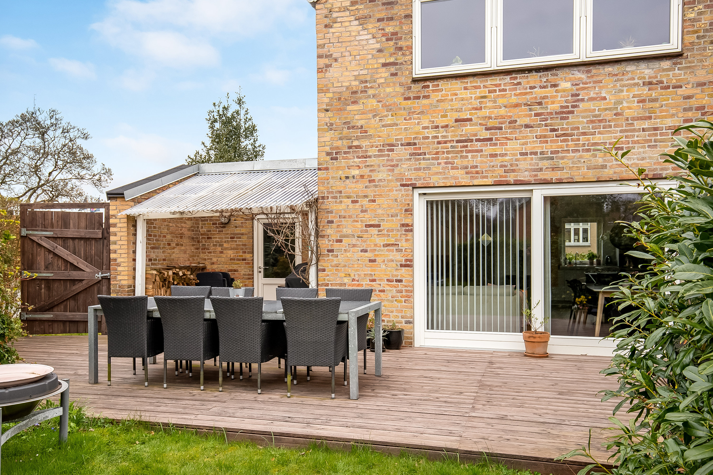 Fremhævet terrasse billede i fuldskærmstilstand. Billede af Magnoliavej 13, 7100 Vejle