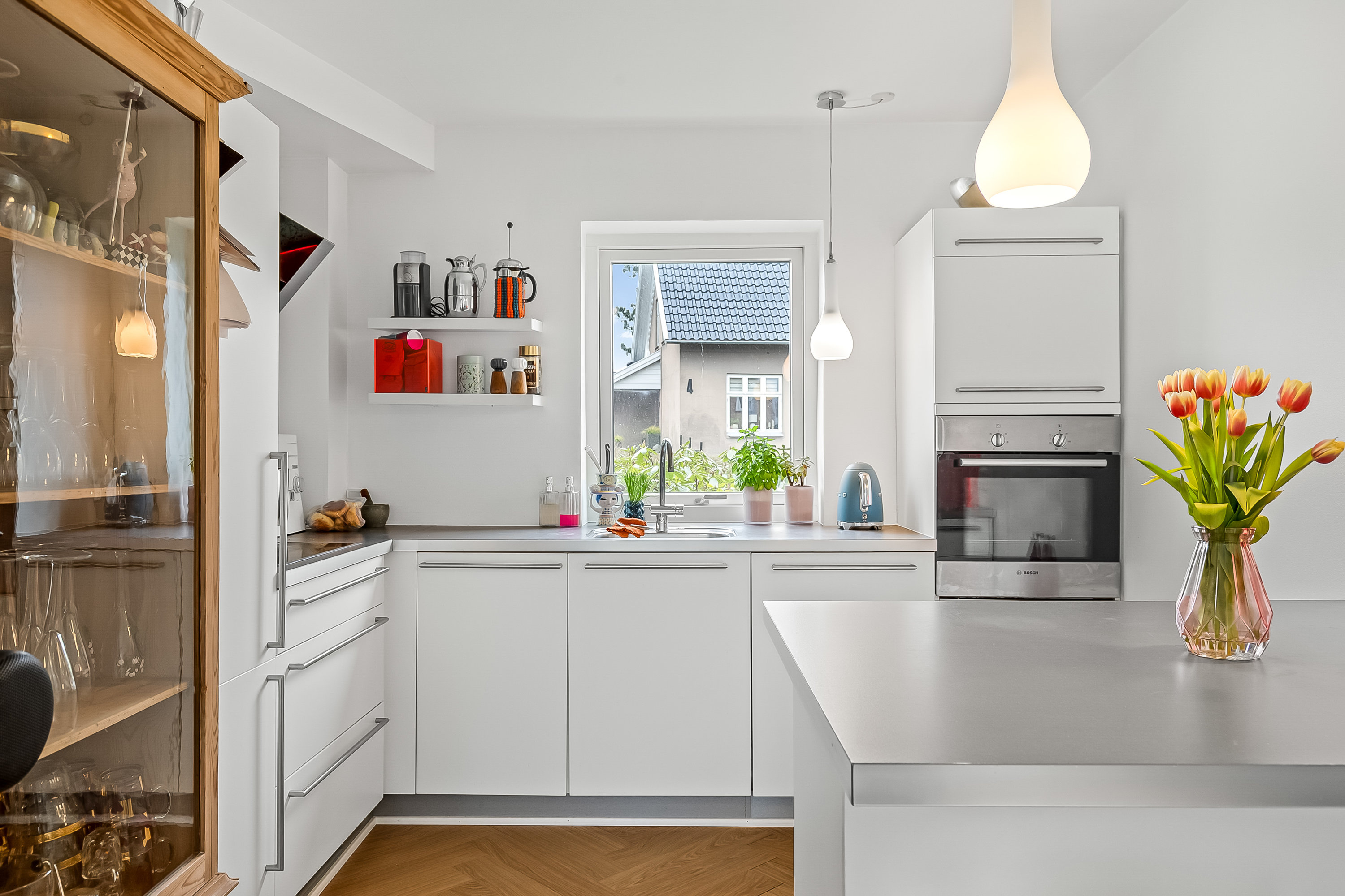 Fremhævet køkken billede i fuldskærmstilstand. Billede af Magnoliavej 13, 7100 Vejle