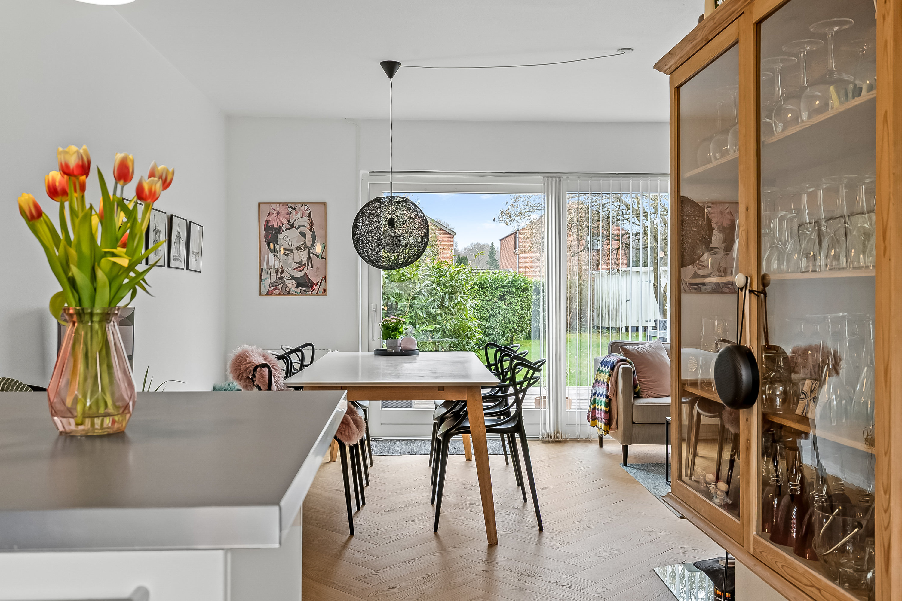 Fremhævet køkken billede i fuldskærmstilstand. Billede af Magnoliavej 13, 7100 Vejle