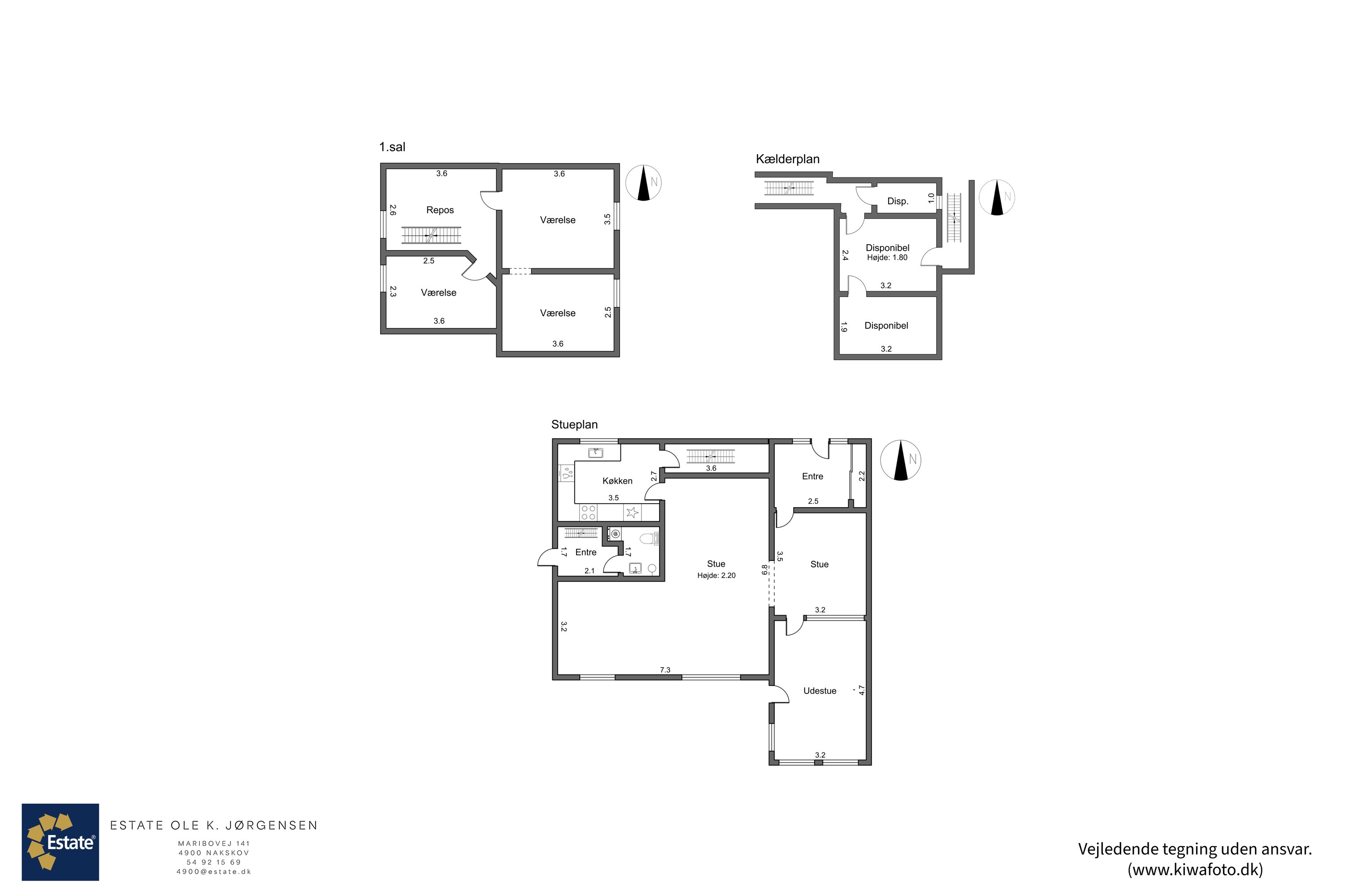 Plantegninger billede af Præstevangen 1, 4983 Dannemare