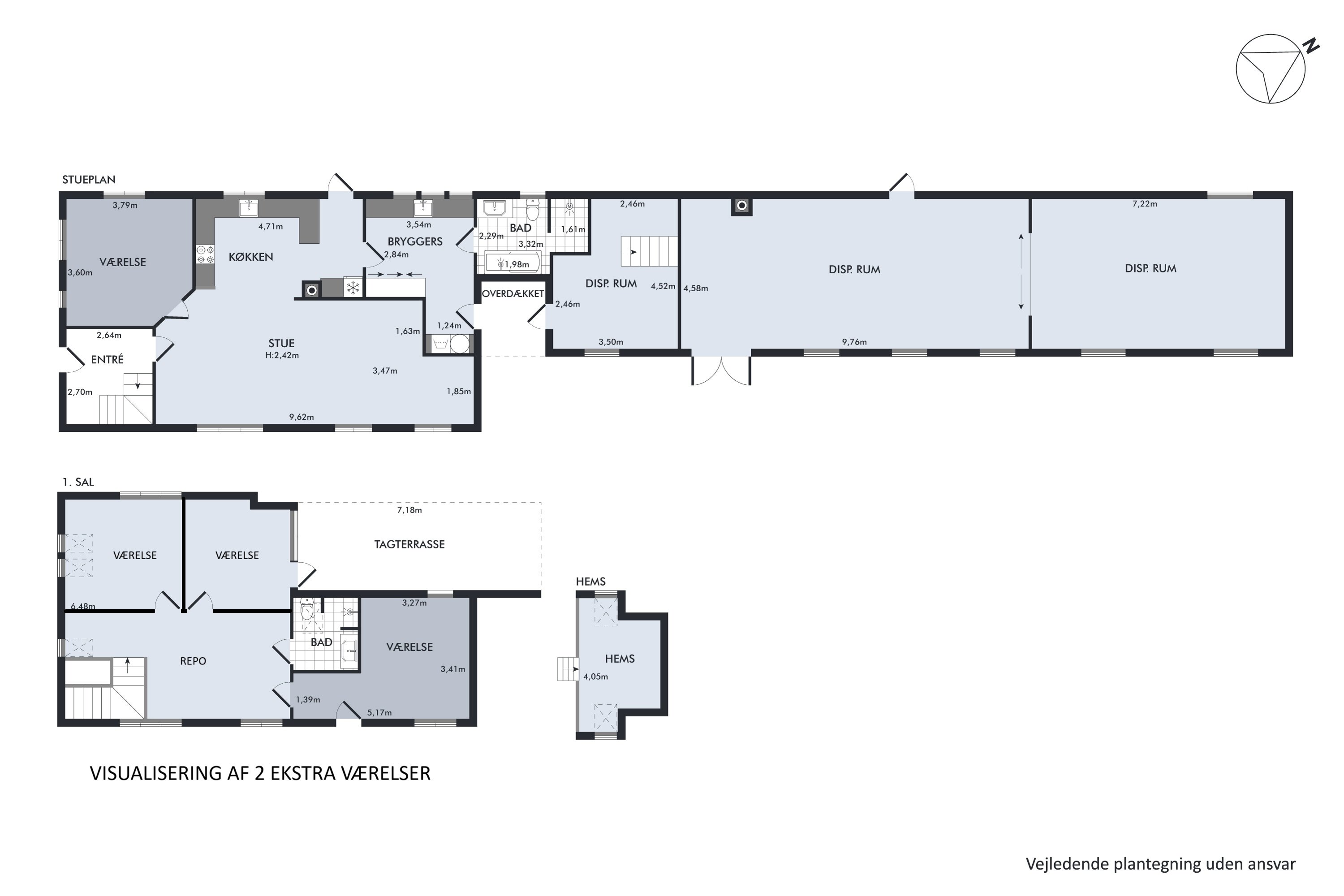 Plantegninger billede af Darlingsvej 7, Bækkelund, 8700 Horsens