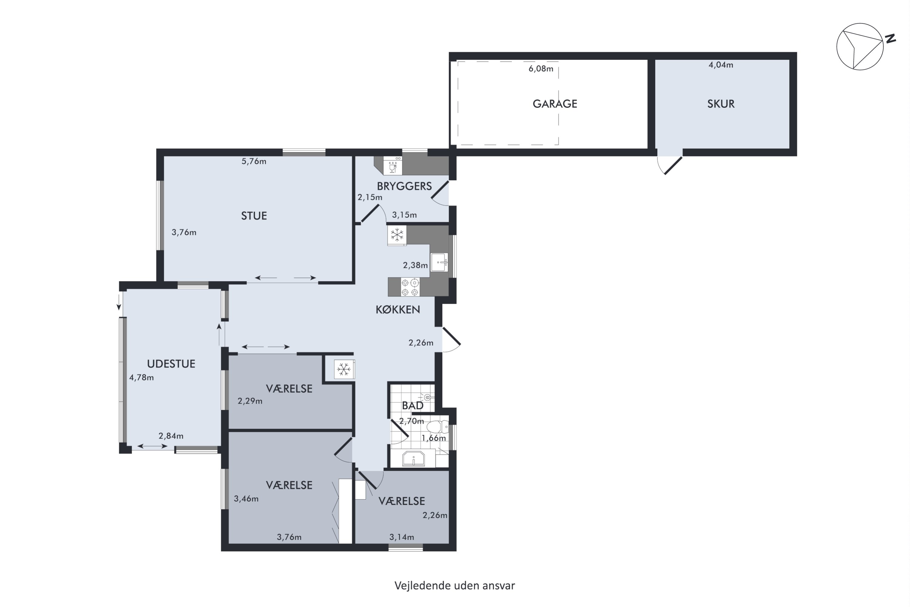 Plantegninger billede af Stærevænget 11, 6310 Broager
