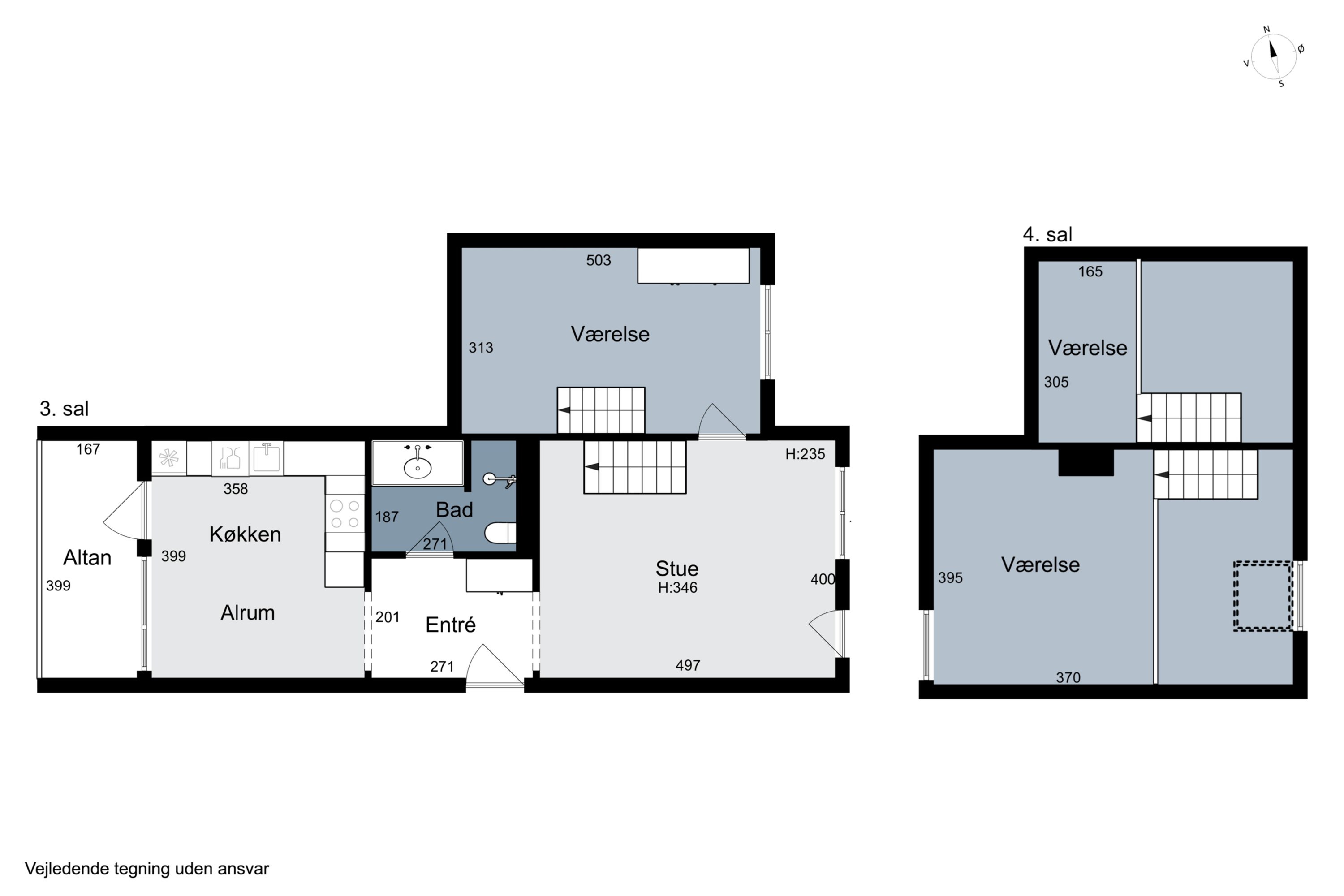 Plantegninger billede af Mikkelborg Park 9, 3. tv., 2970 Hørsholm