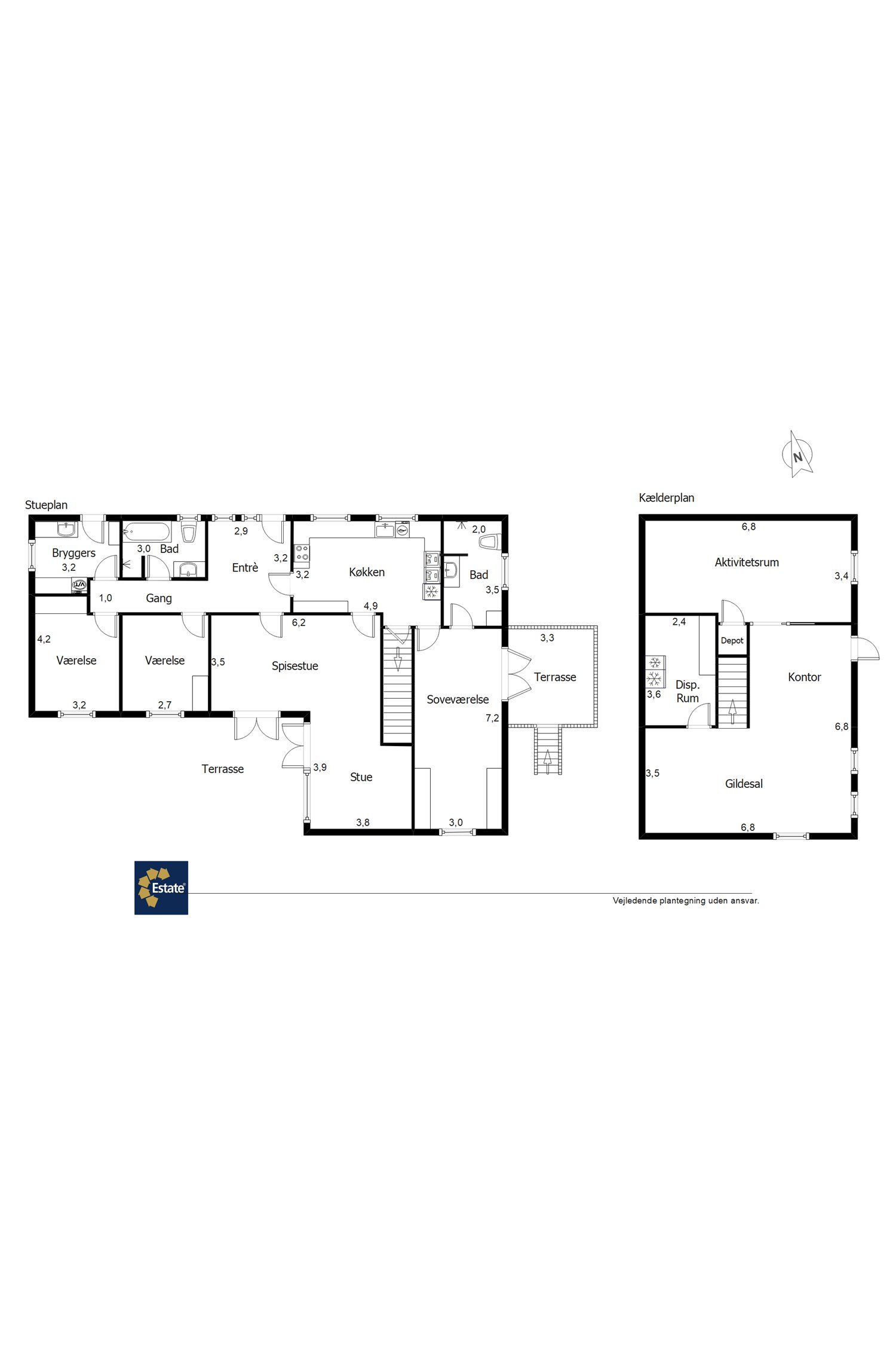 Plantegninger billede af Skovbakken 31, 6715 Esbjerg N