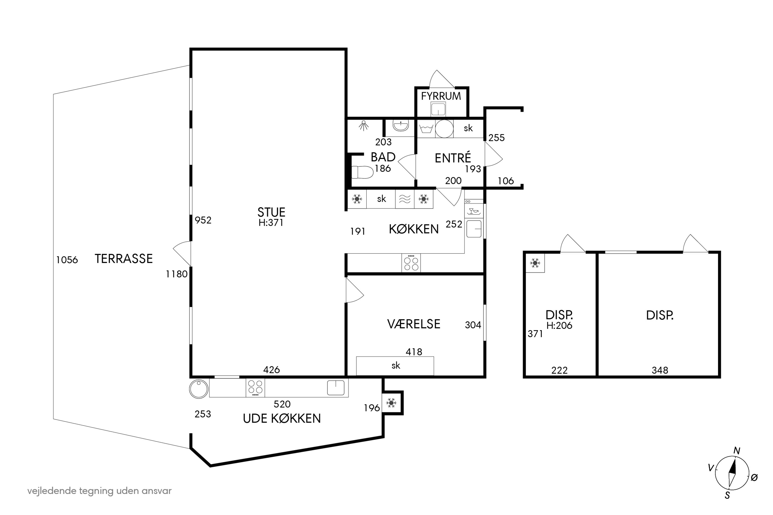 Plantegninger billede af Spontinisvej 12, 2450 København SV