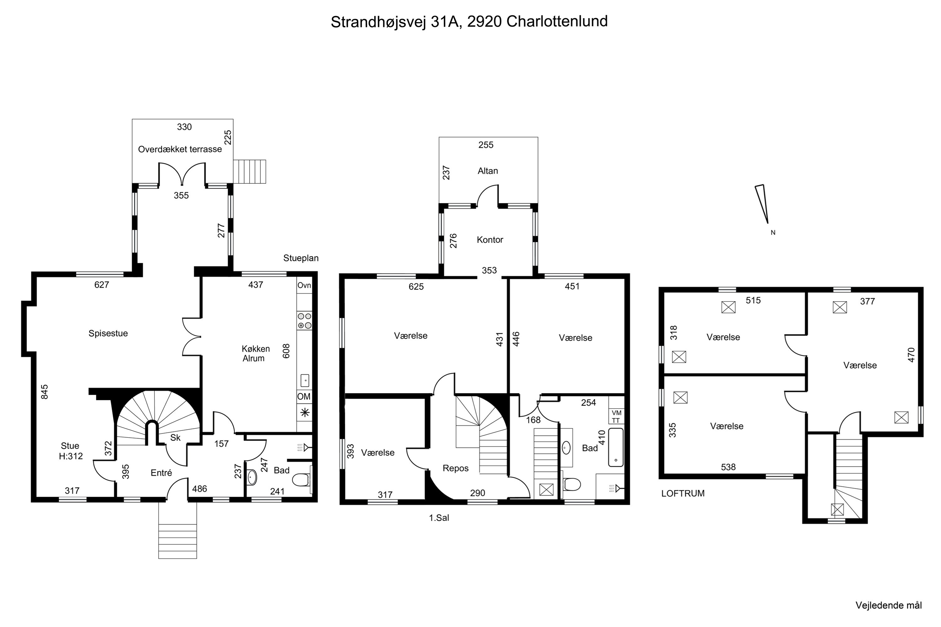 Plantegninger billede af Strandhøjsvej 31A, 2920 Charlottenlund