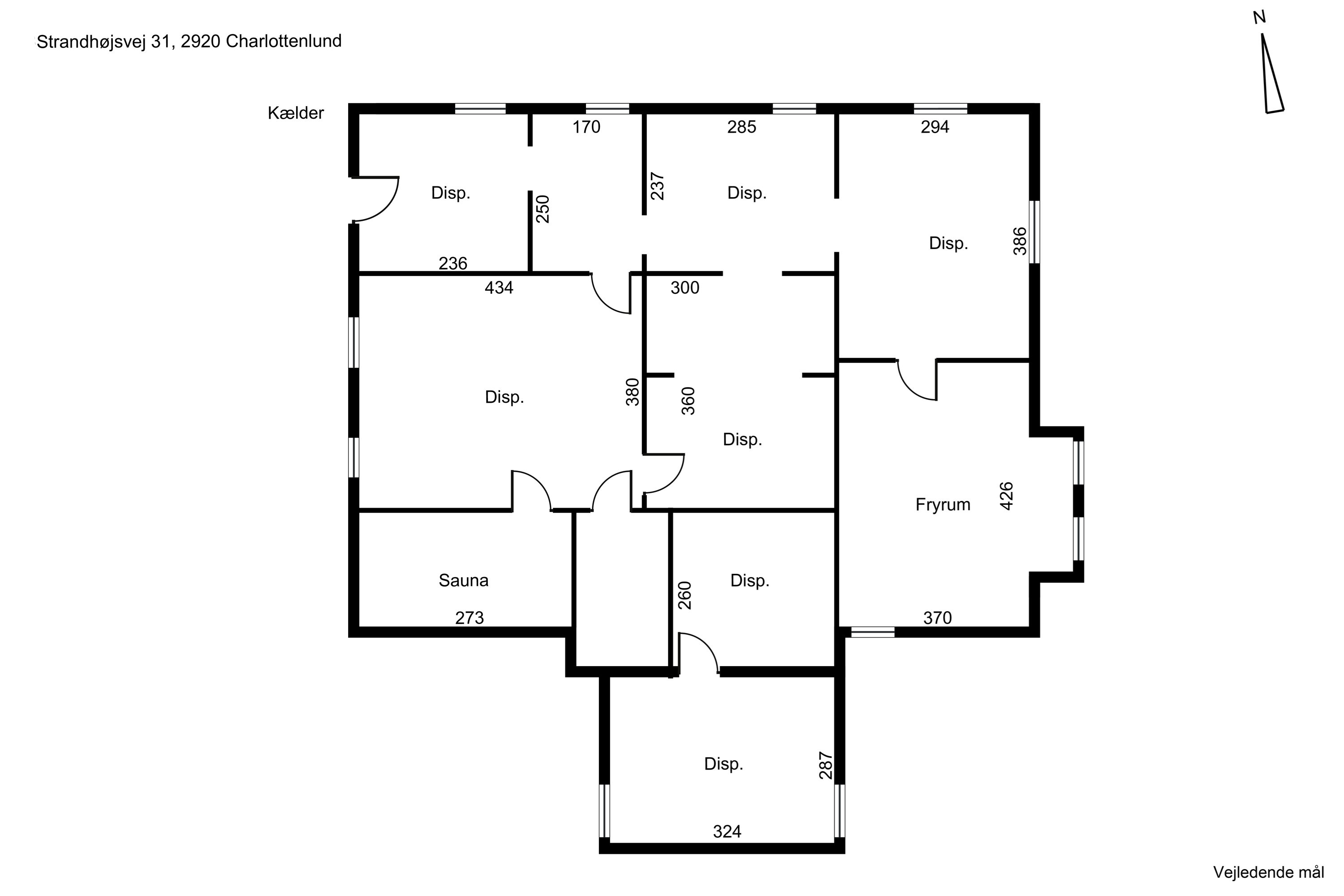 Plantegninger billede af Strandhøjsvej 31A, 2920 Charlottenlund