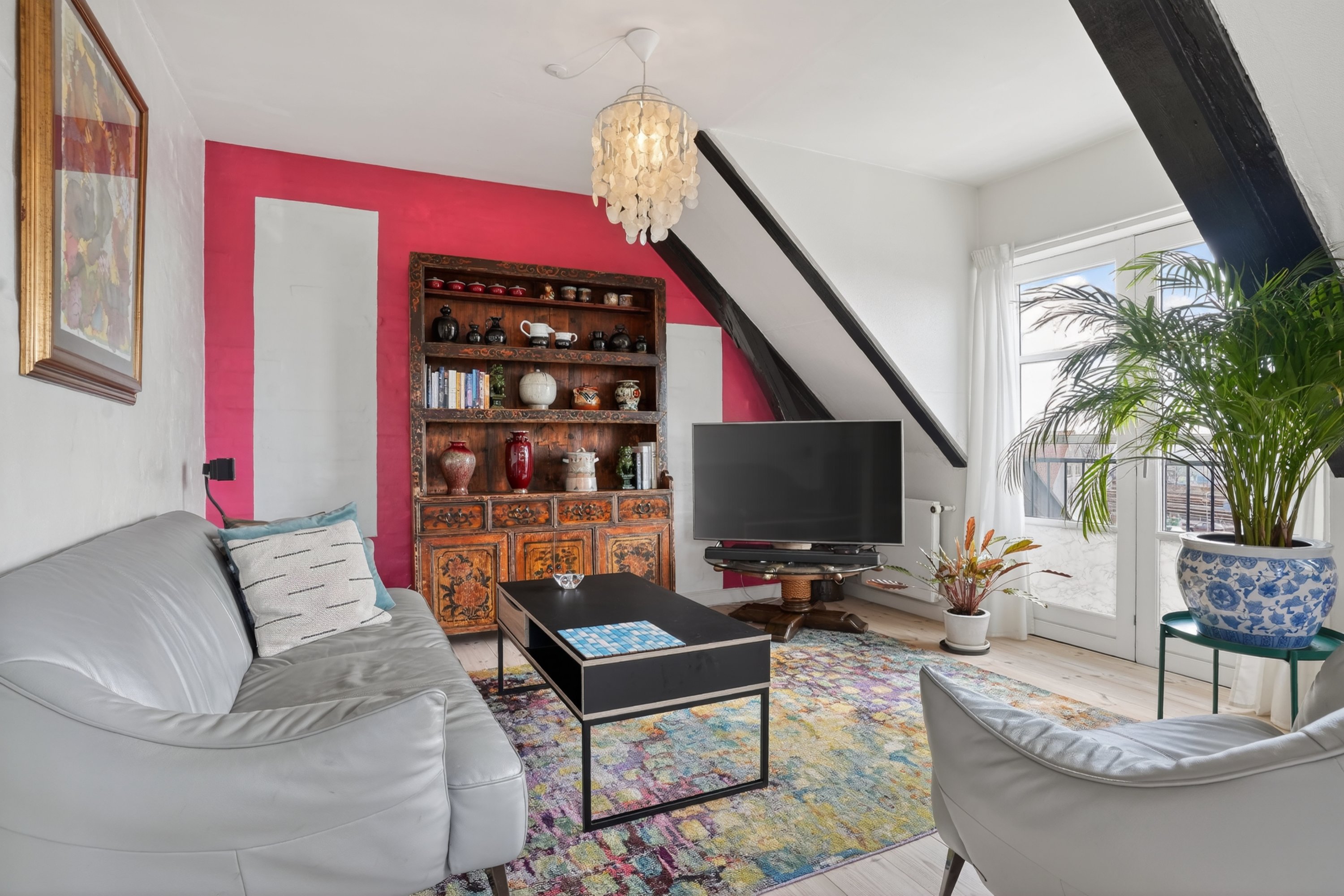 Fremhævet stue billede i fuldskærmstilstand. Billede af Søndre Strandvej 8, 2., 3000 Helsingør