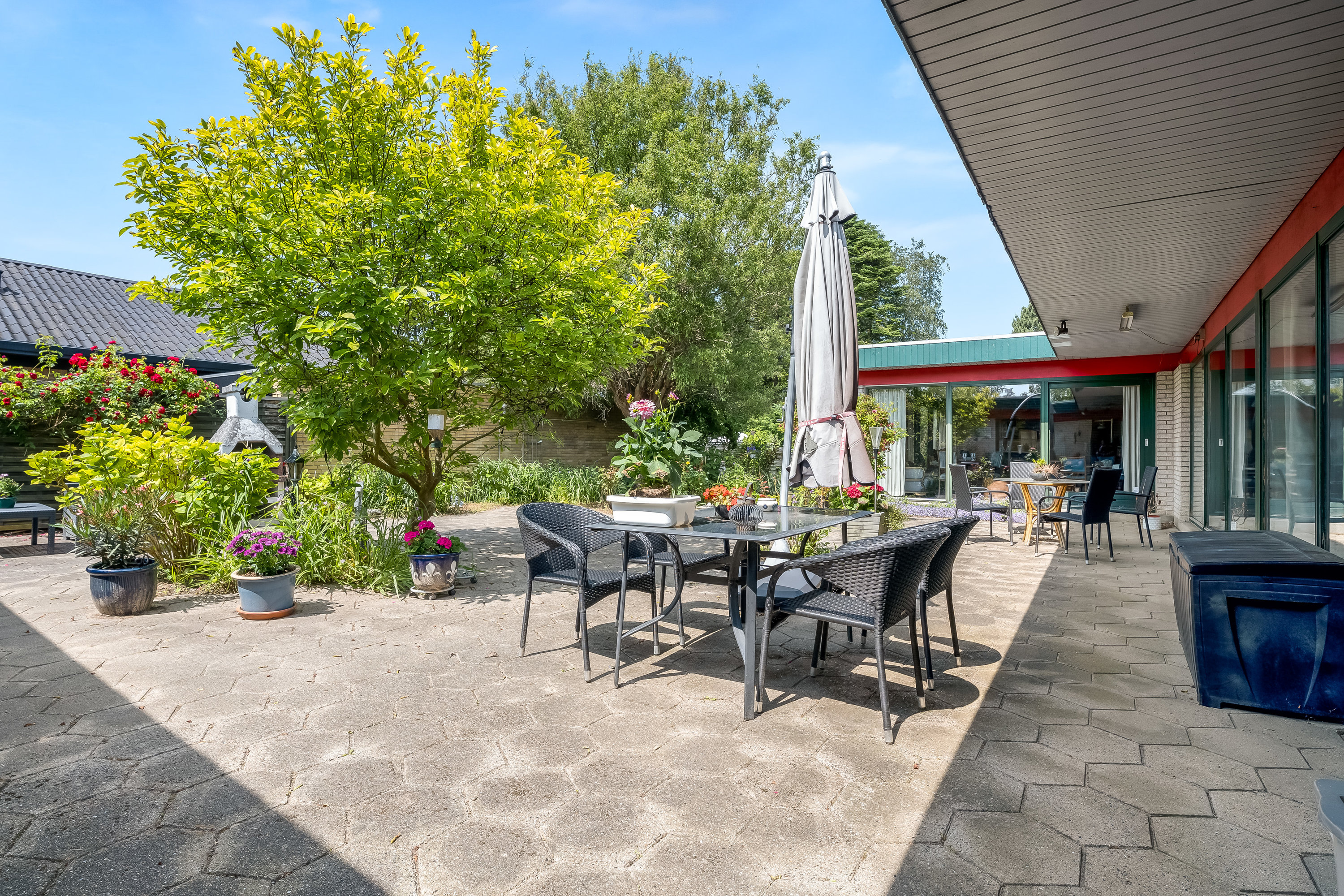 Fremhævet terrasse billede i fuldskærmstilstand. Billede af Valmuevej 11, 4900 Nakskov