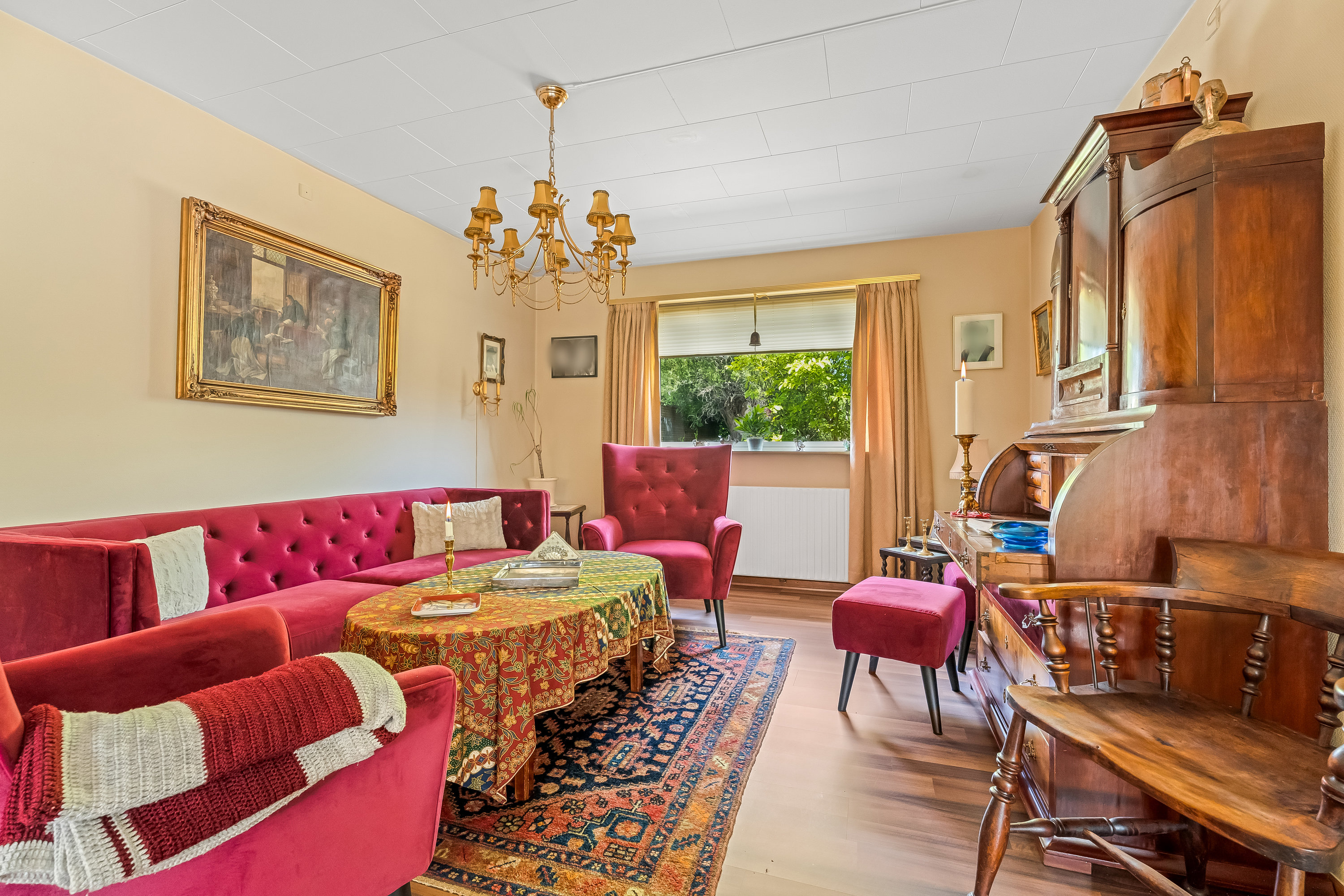 Fremhævet stue billede i fuldskærmstilstand. Billede af Valmuevej 11, 4900 Nakskov