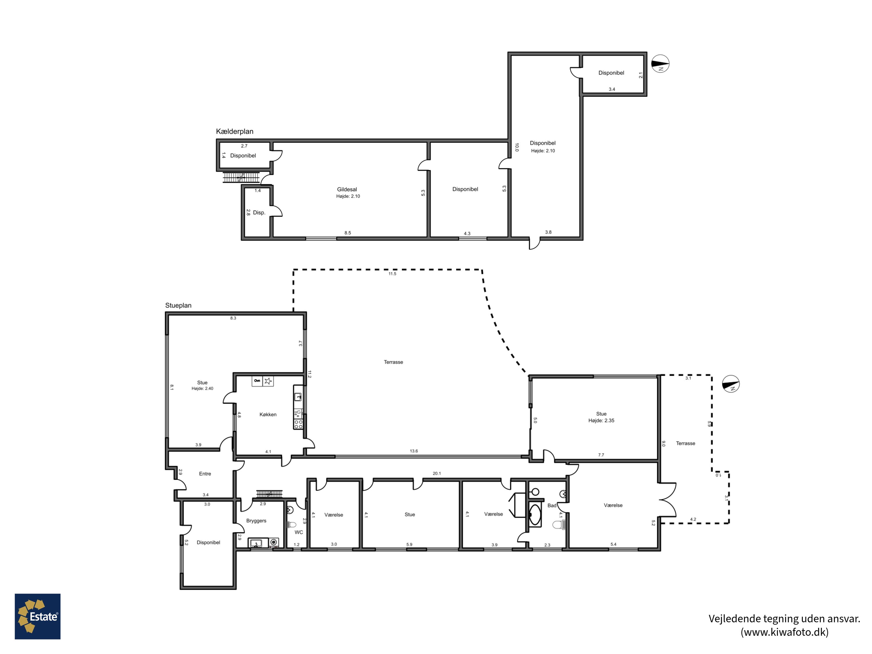 Plantegninger billede af Valmuevej 11, 4900 Nakskov