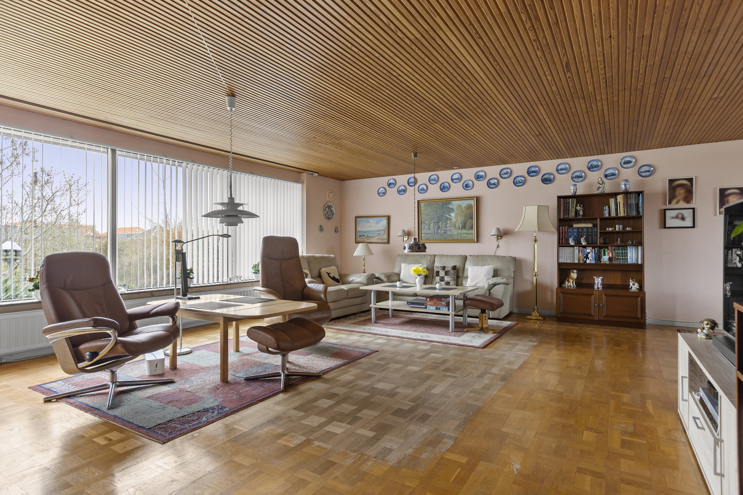 Fremhævet stue billede i fuldskærmstilstand. Billede af Rugvej 5, 4220 Korsør