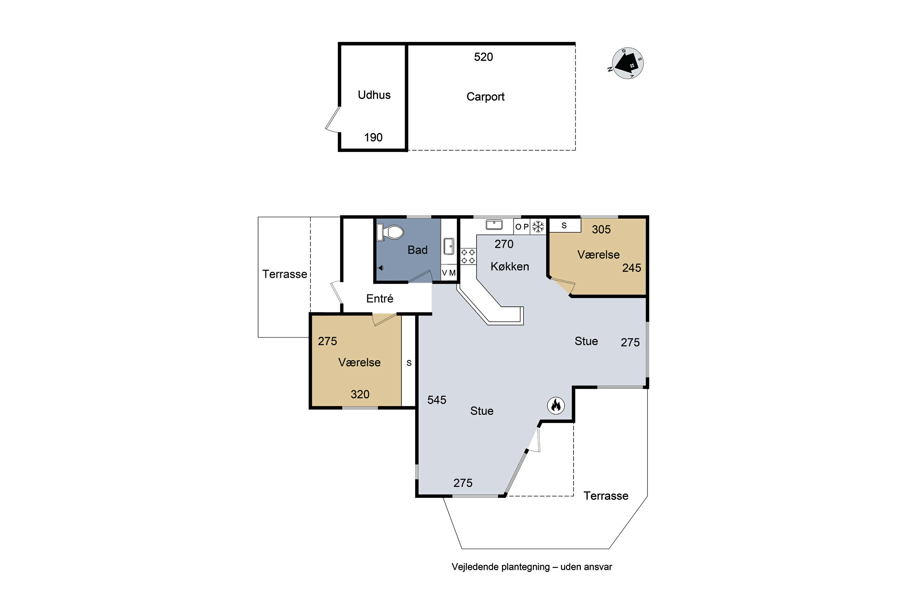 Plantegninger billede af Blishønevej 31, Kirke Stillinge, 4200 Slagelse
