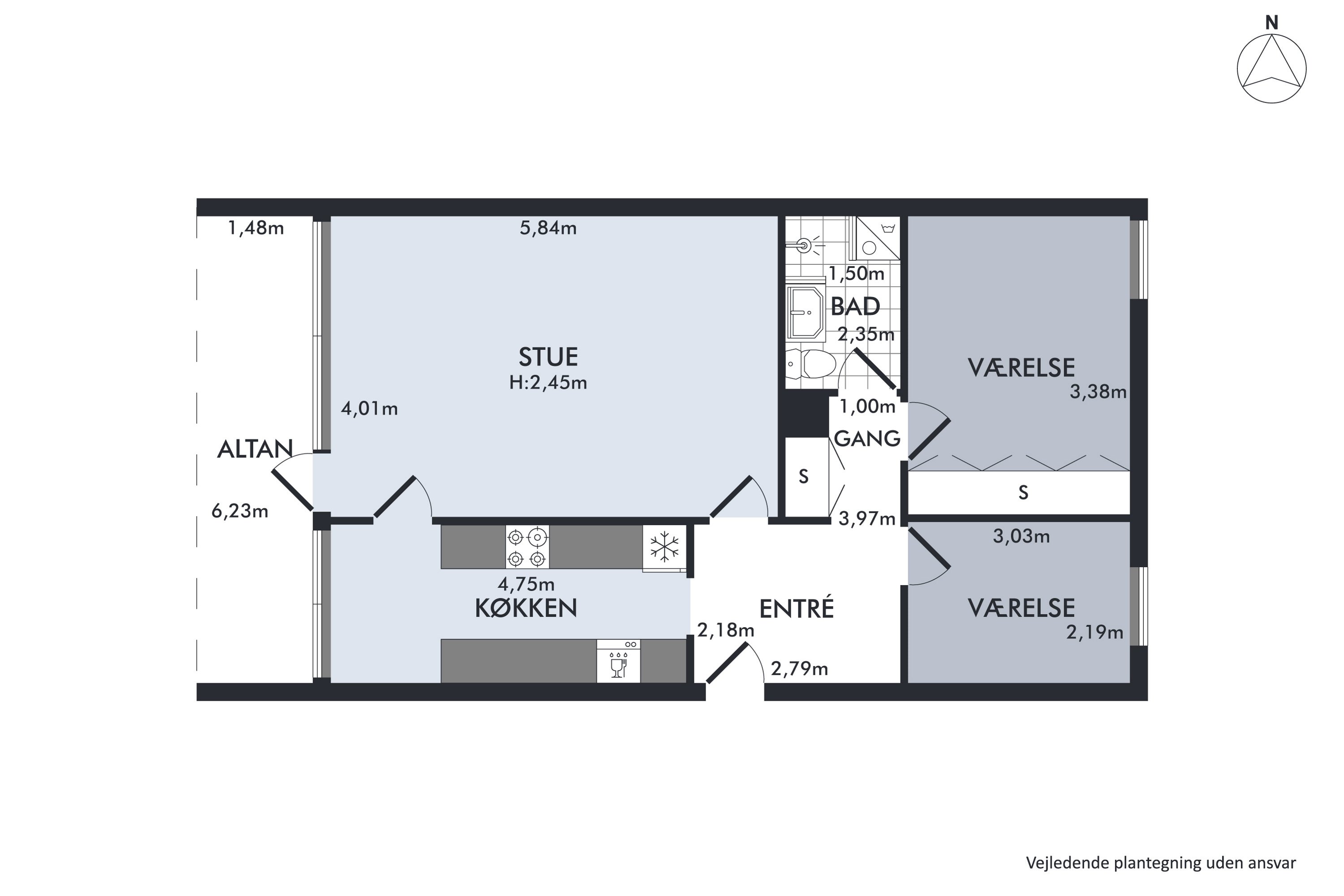 Plantegninger billede af Lindebo 23, 2. 141., 2630 Taastrup