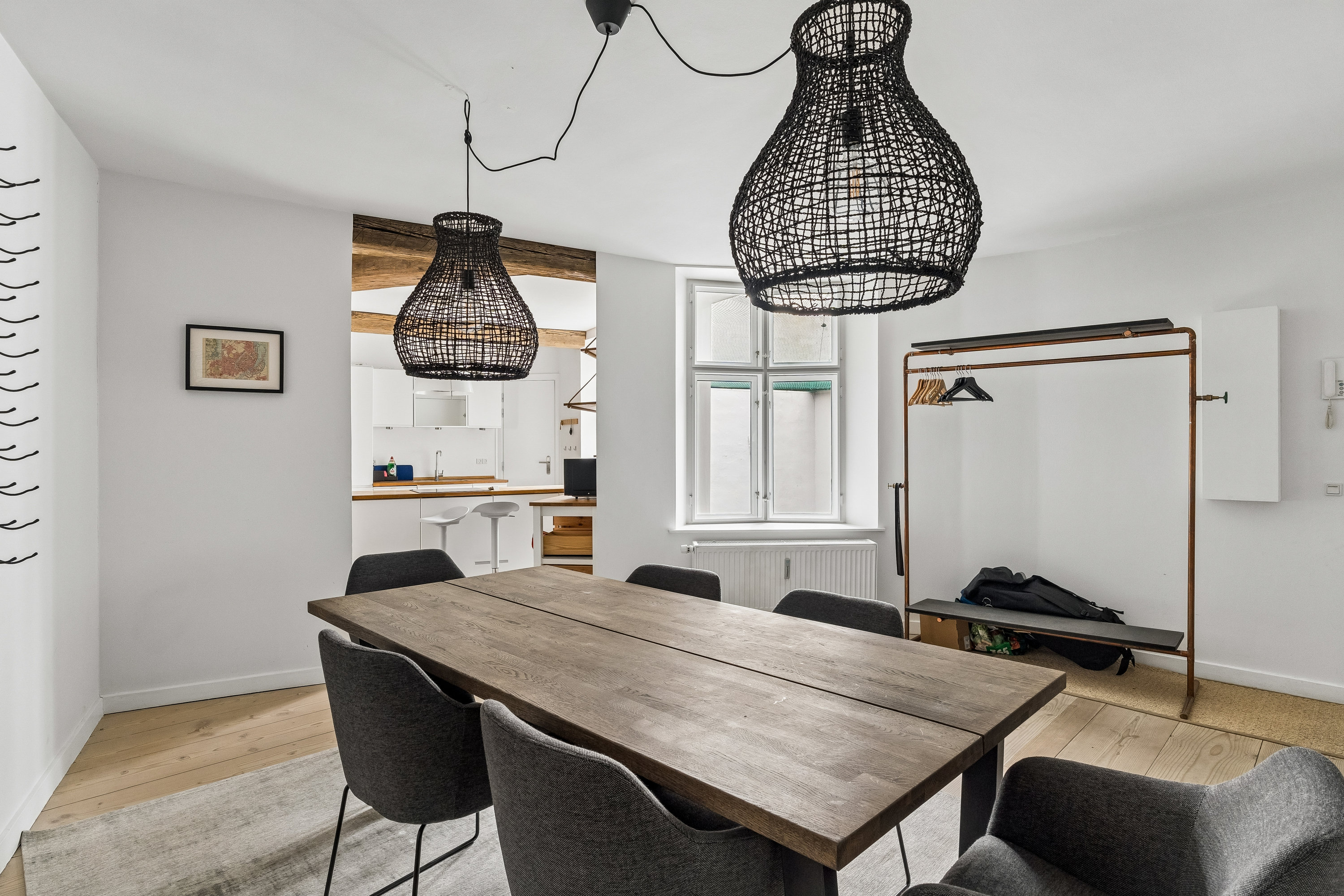 Miniaturebillede 2: spisestue. Billede af Skindergade 27, 3. th., 1159 København K