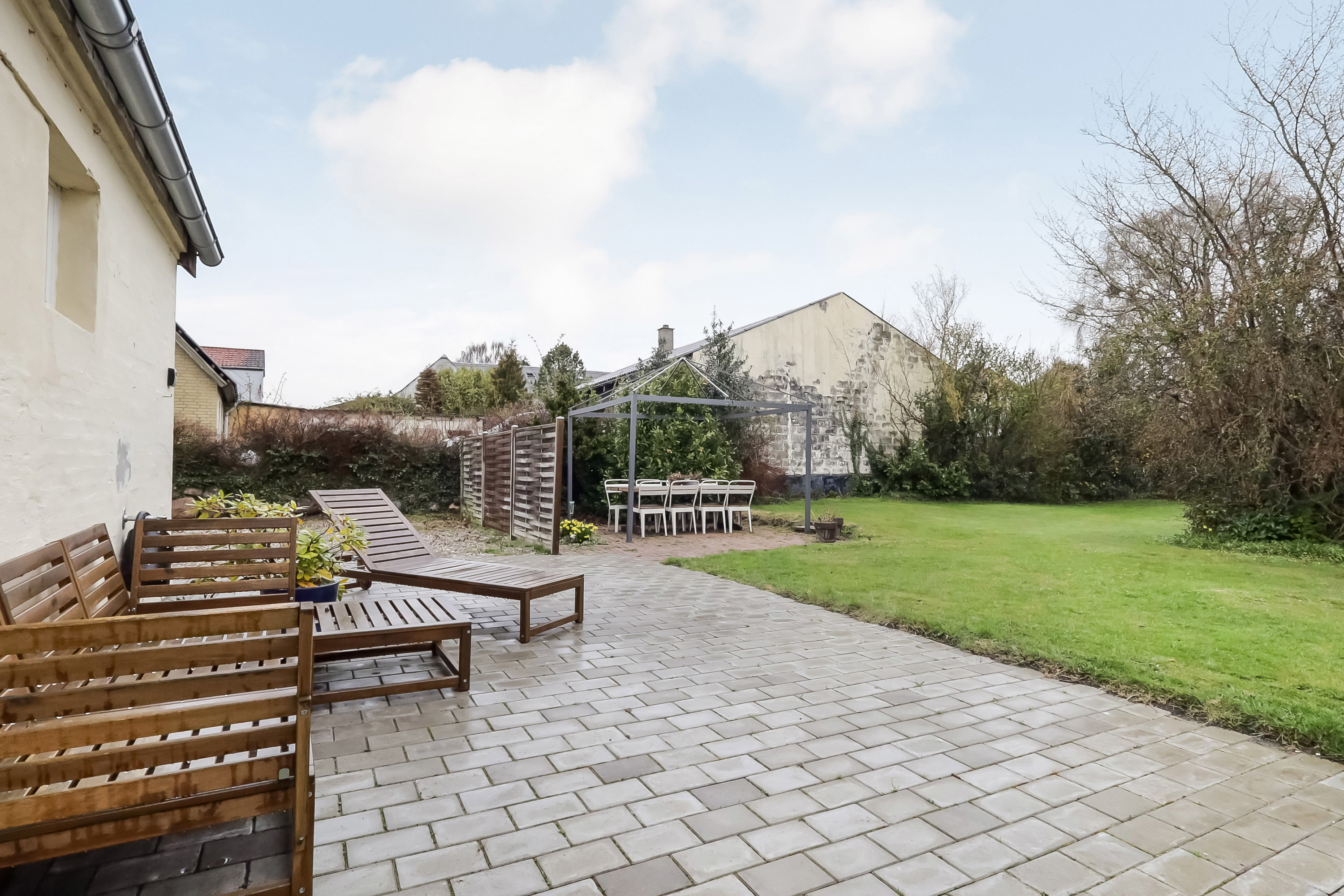 Fremhævet terrasse billede i fuldskærmstilstand. Billede af Østergade 10, 5881 Skårup Fyn