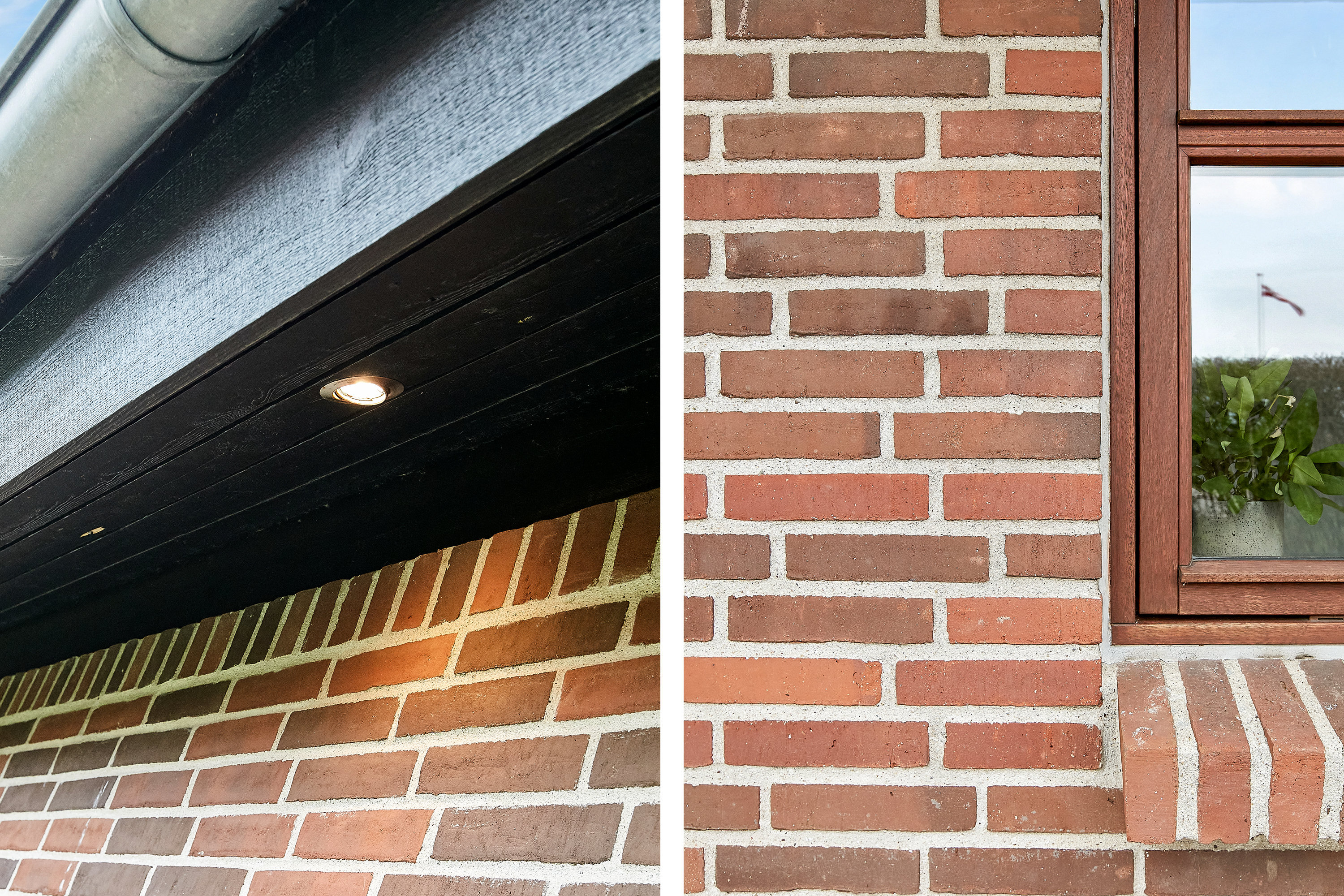 Fremhævet detaljer - facade billede i fuldskærmstilstand. Billede af Bytoften 9, Tyrsted, 8700 Horsens