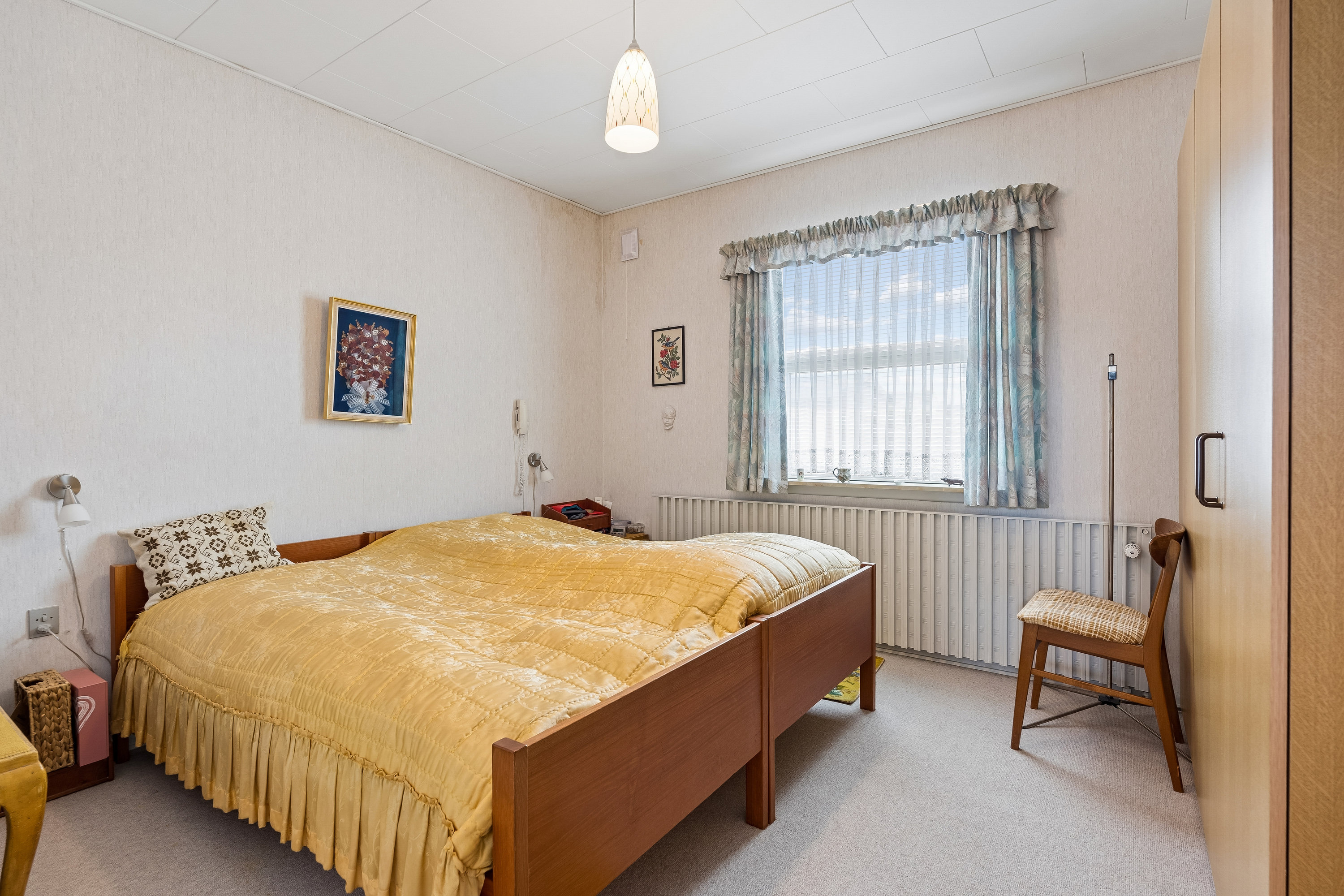 Fremhævet soveværelse billede i fuldskærmstilstand. Billede af Toftevænget 16, 8723 Løsning