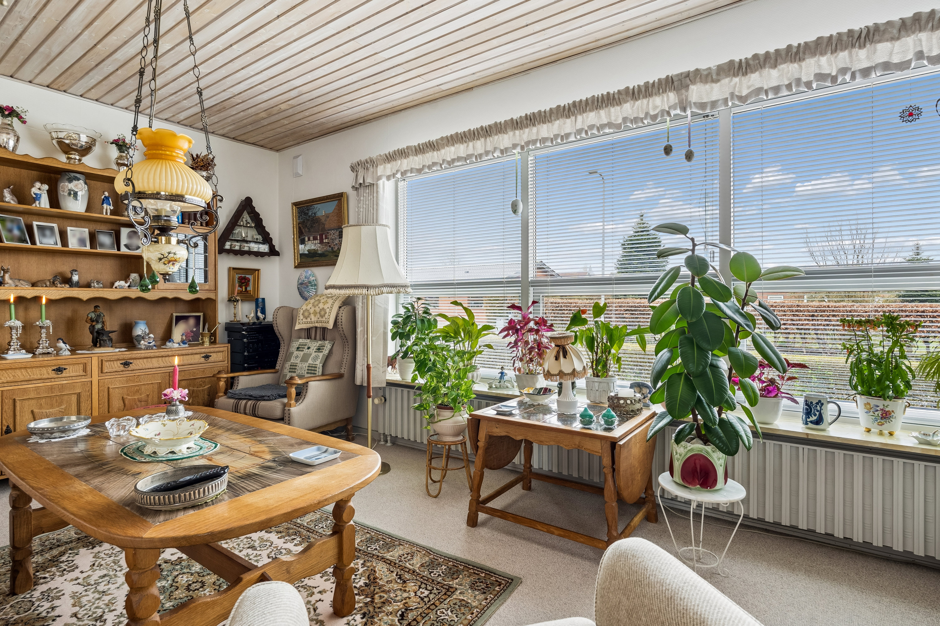 Fremhævet stue billede i fuldskærmstilstand. Billede af Toftevænget 16, 8723 Løsning