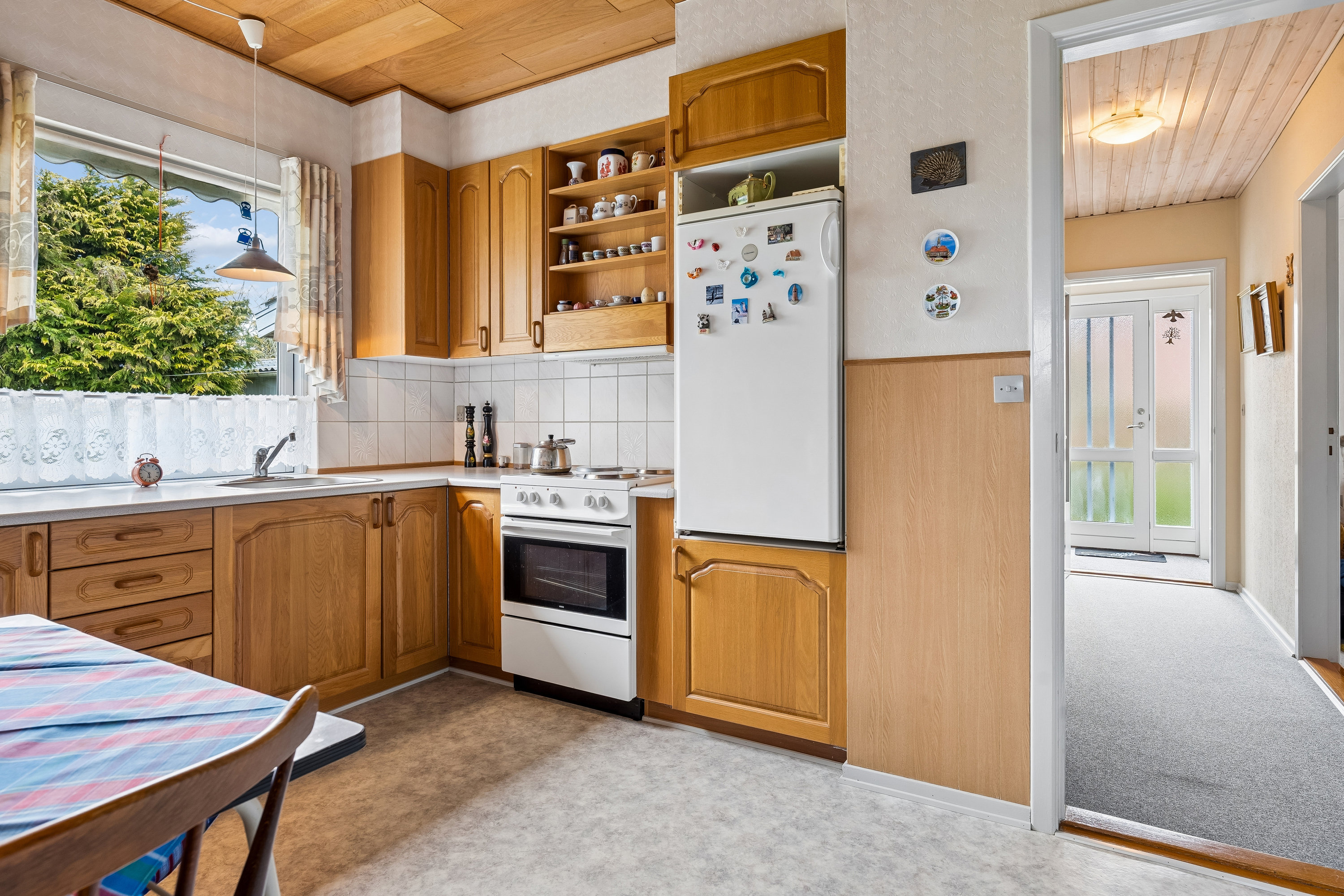 Fremhævet køkken billede i fuldskærmstilstand. Billede af Toftevænget 16, 8723 Løsning