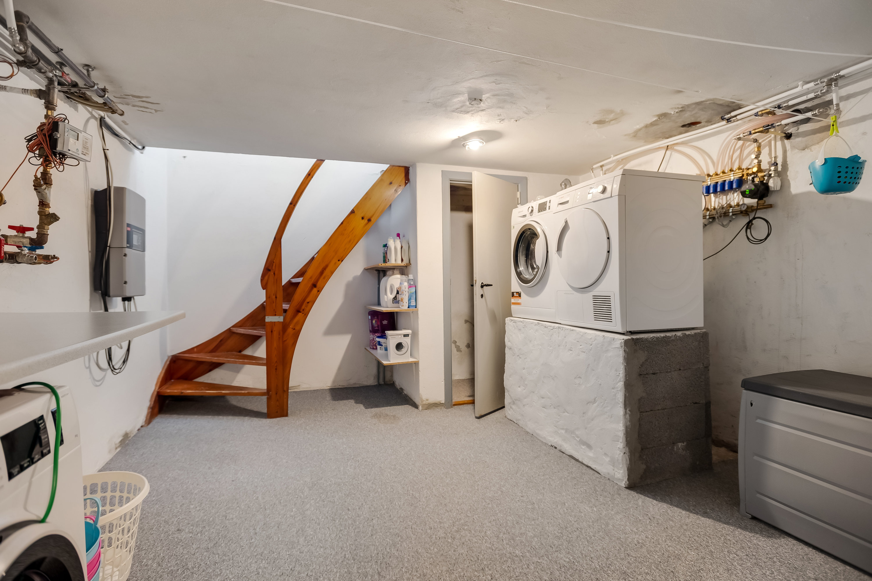 Fremhævet vaskerum billede i fuldskærmstilstand. Billede af Vestergade 11, 6960 Hvide Sande