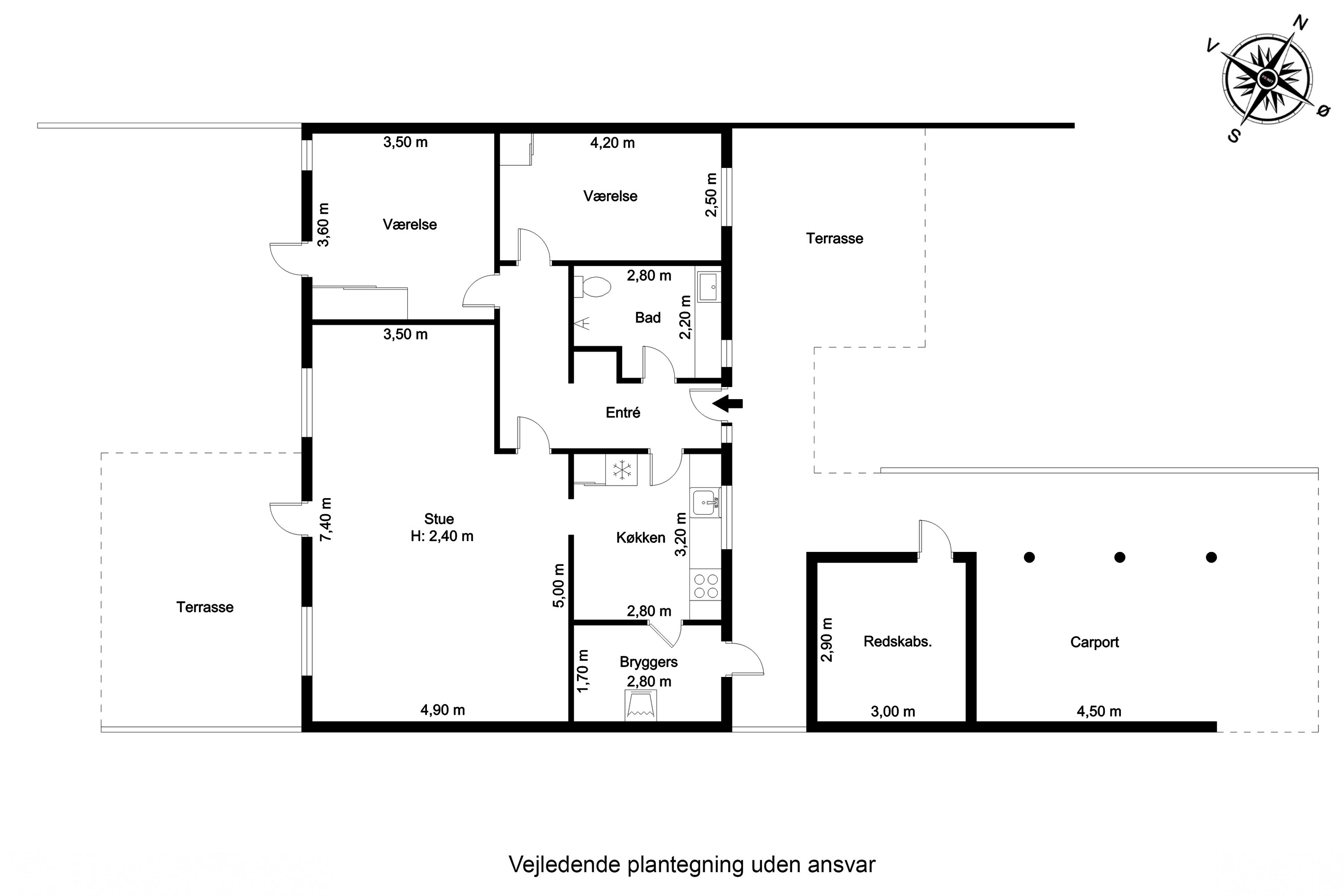 Plantegninger billede af Latyrusvænget 44, 5700 Svendborg