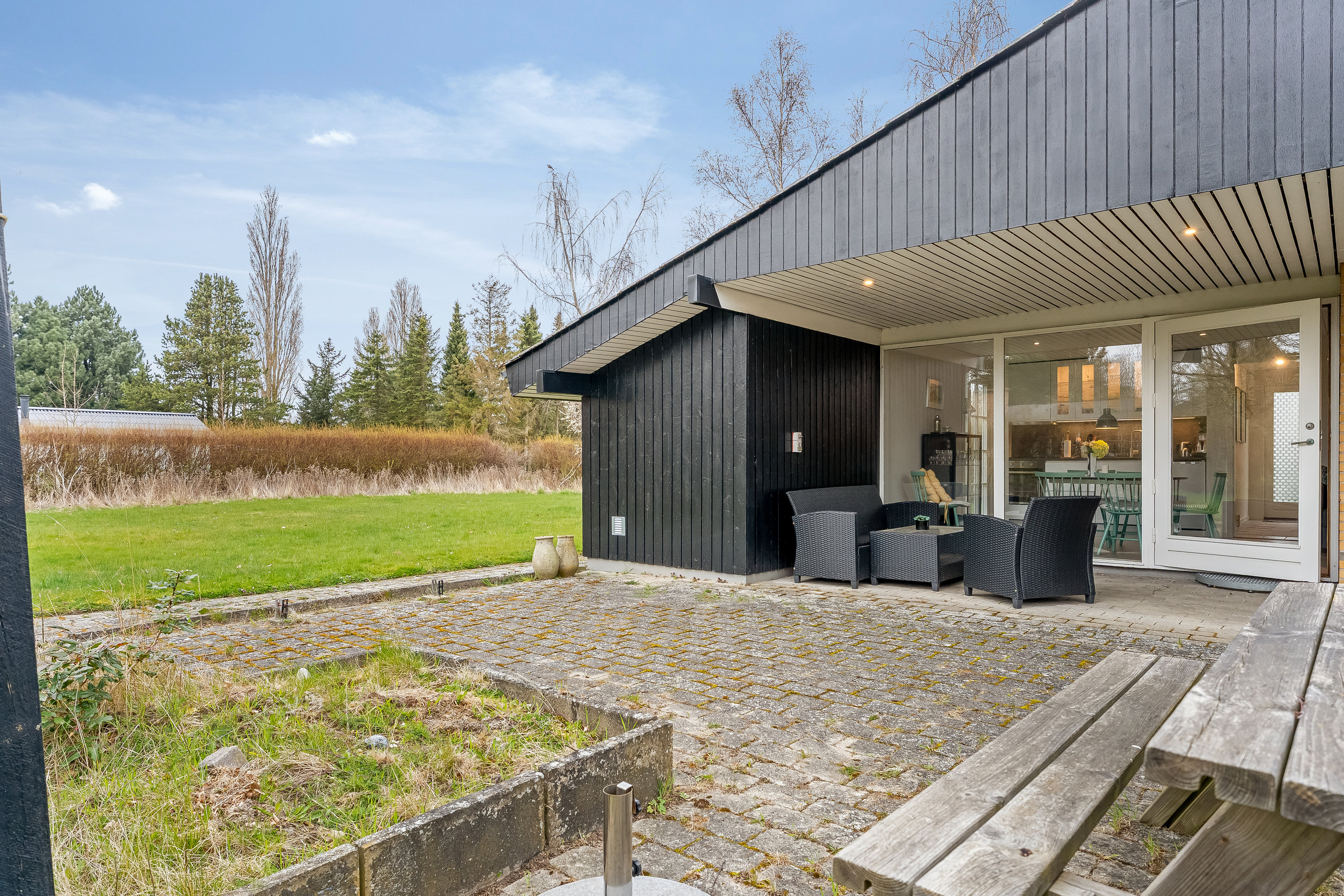 Fremhævet terrasse billede i fuldskærmstilstand. Billede af Stubbegårdsparken 59, 4900 Nakskov