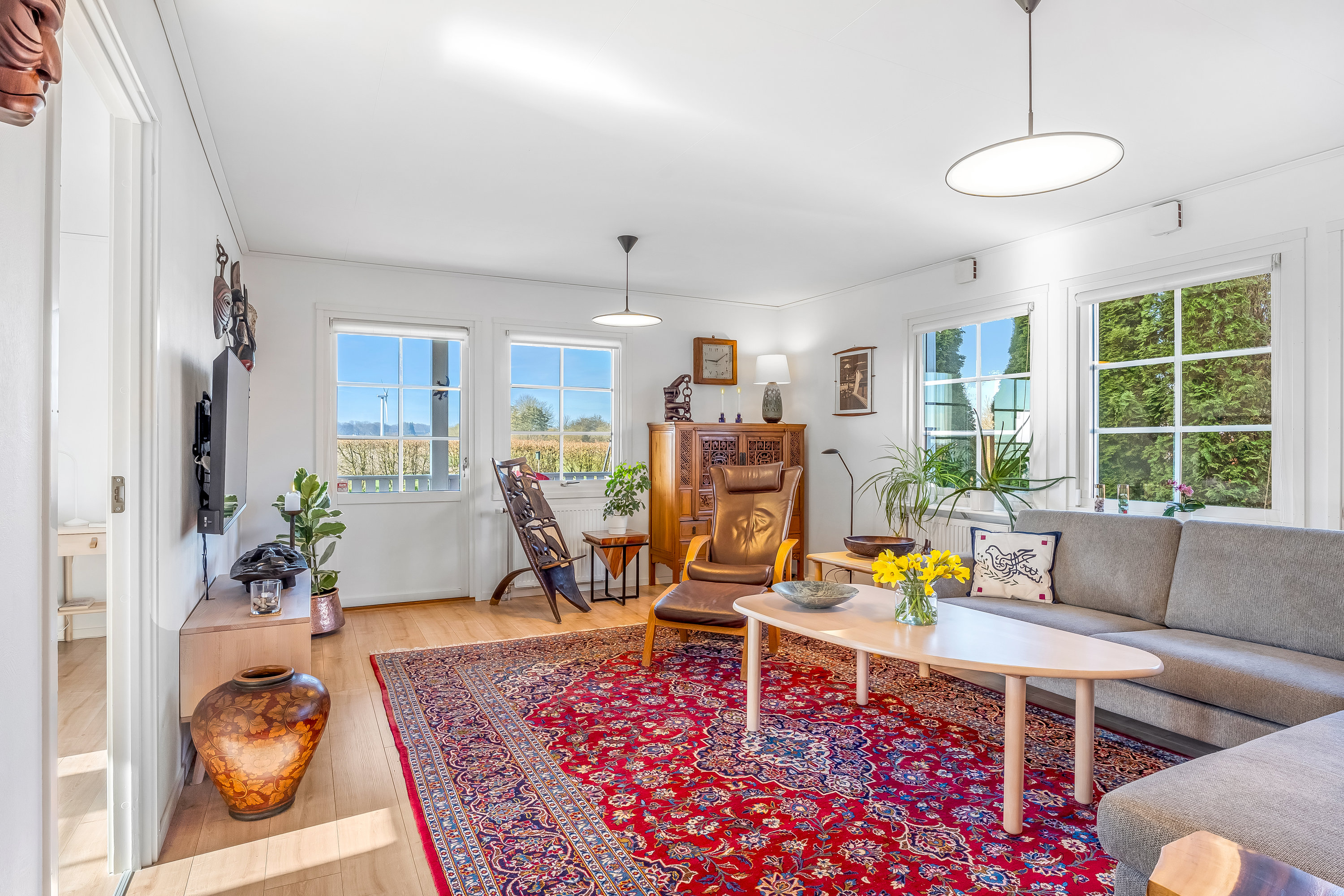 Fremhævet stue billede i fuldskærmstilstand. Billede af Wibolttsvej 3, 4863 Eskilstrup