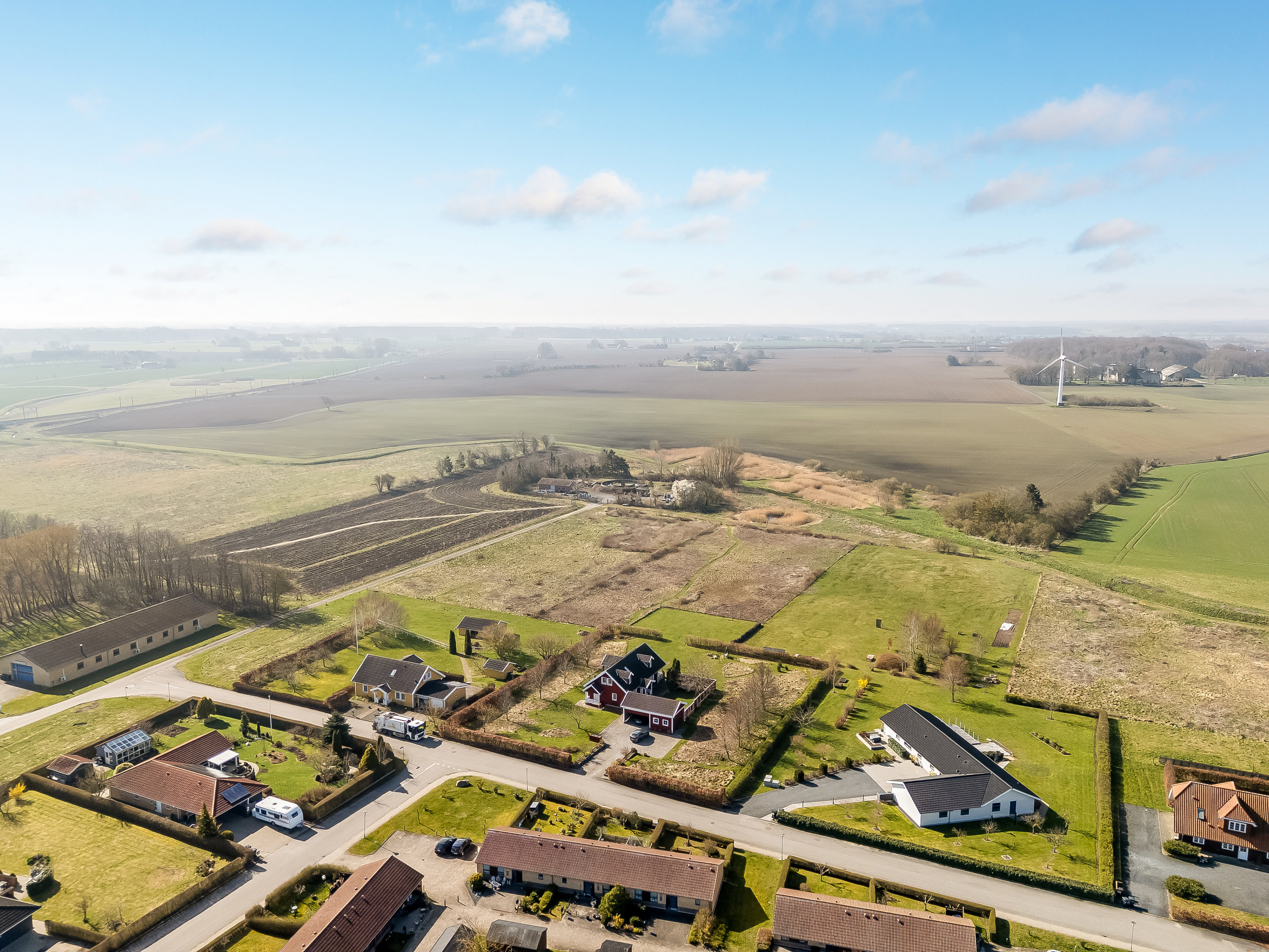 Fremhævet luftfoto billede i fuldskærmstilstand. Billede af Wibolttsvej 3, 4863 Eskilstrup