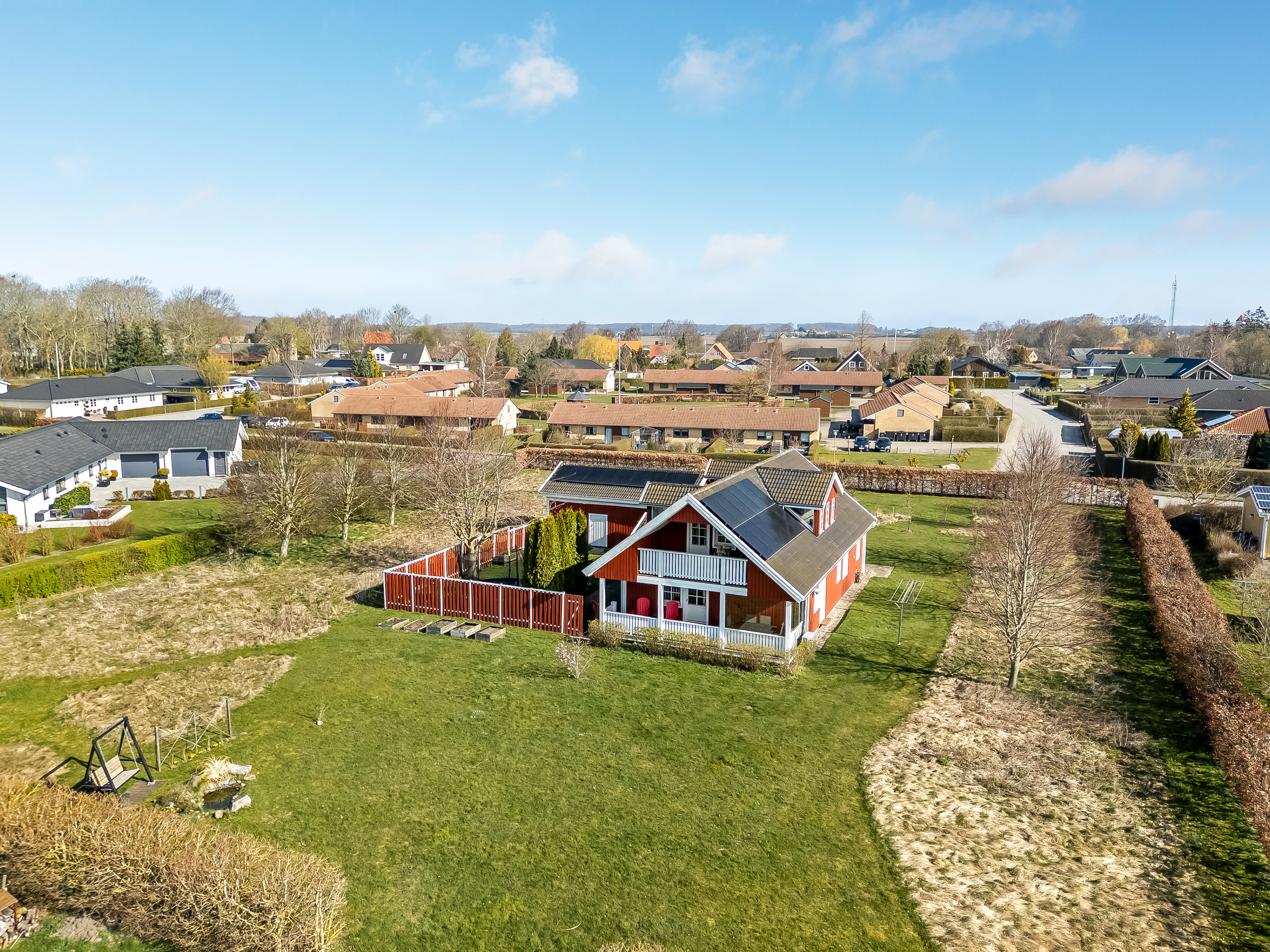 Miniaturebillede 2: luftfoto. Billede af Wibolttsvej 3, 4863 Eskilstrup